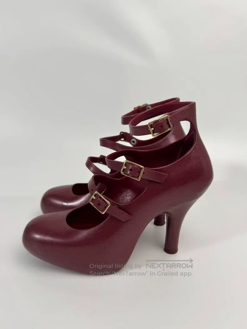Vivienne Westwood Vivienne Westwood Westminster Dark Red Three-Tie High Heel Size US 6.5 / IT 36.5 - 3 Thumbnail