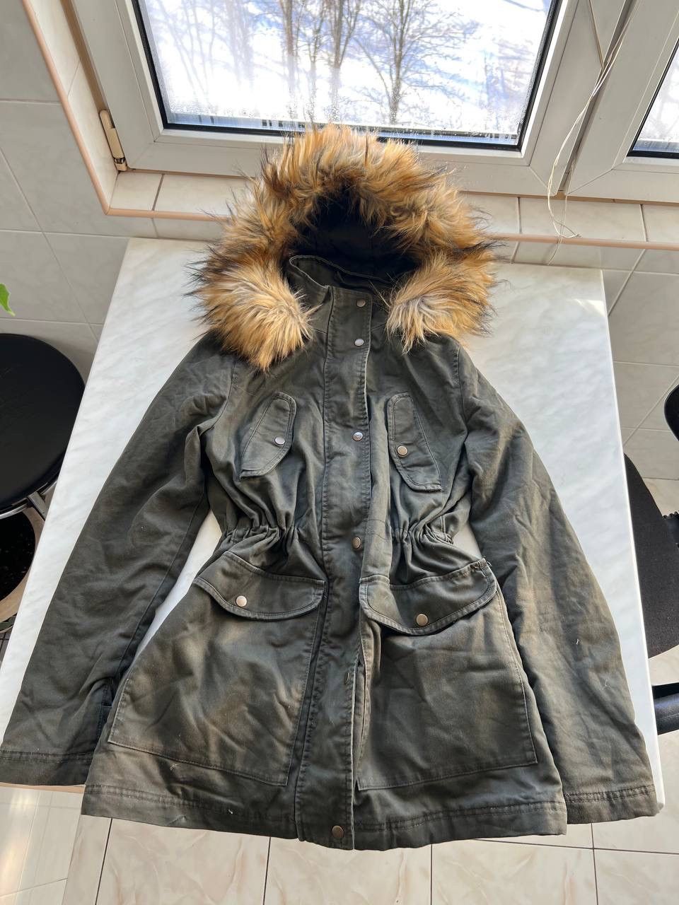 Diesel VINTAGE DIESEL FUR JACKET PARKA OLIVE KHAKI AVANT-GARDE Size M / US 6-8 / IT 42-44 - 16 Thumbnail