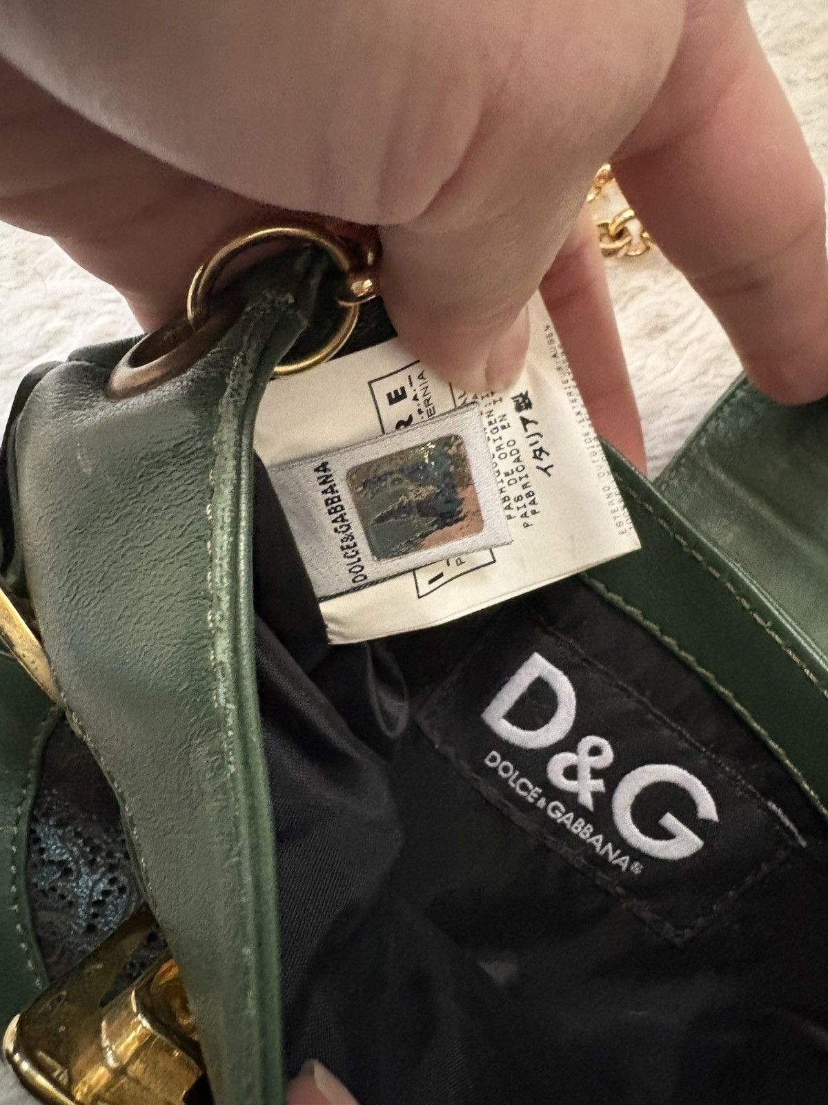 Dolce & Gabbana 👜 Vintage D&G Green Bag – Y2K Style Size ONE SIZE - 4 Thumbnail