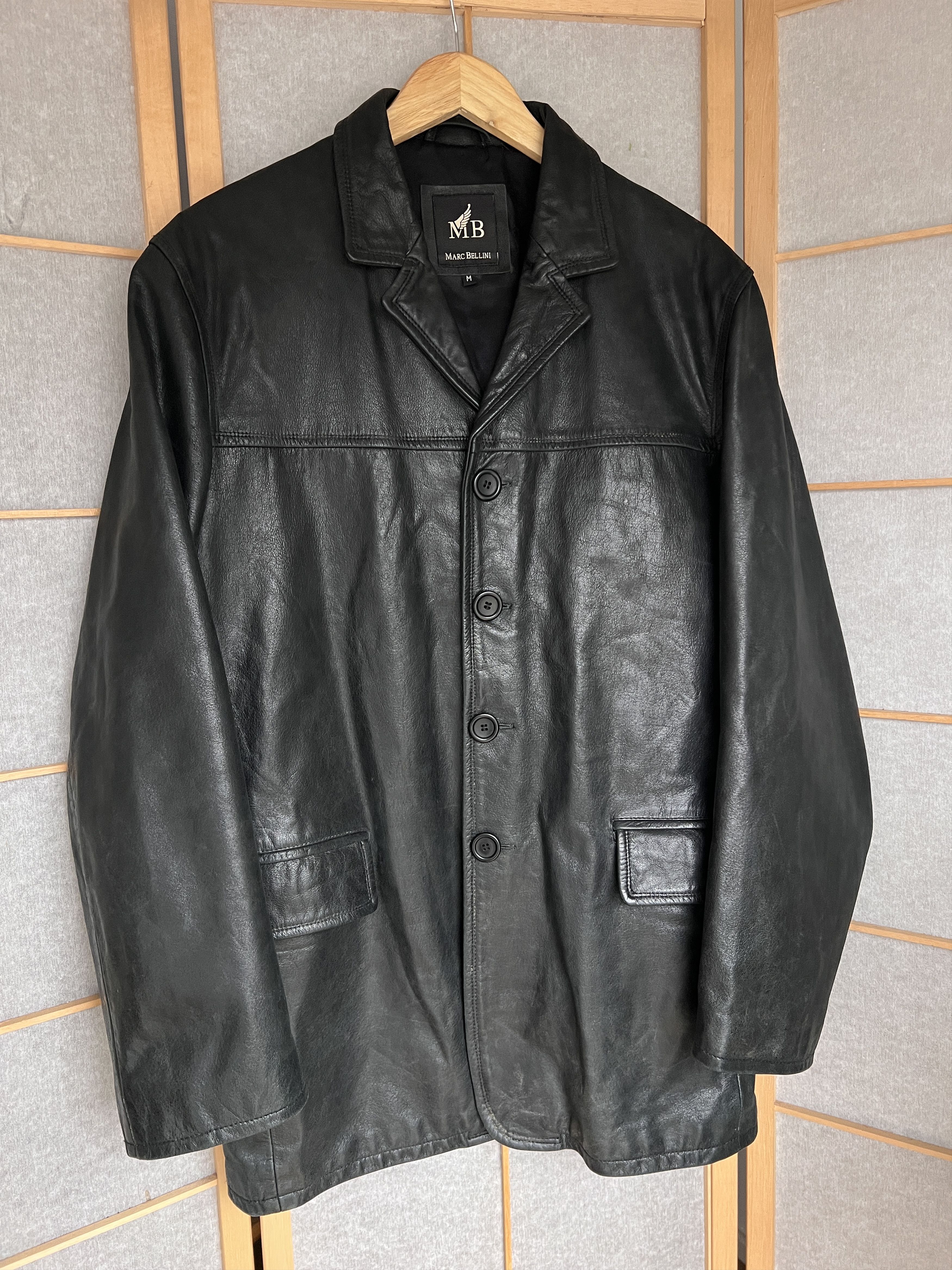 If Six Was Nine VTG 90s soft leather jacket coat opium japanese baggy boxy Size US M / EU 48-50 / 2 - 13 Thumbnail