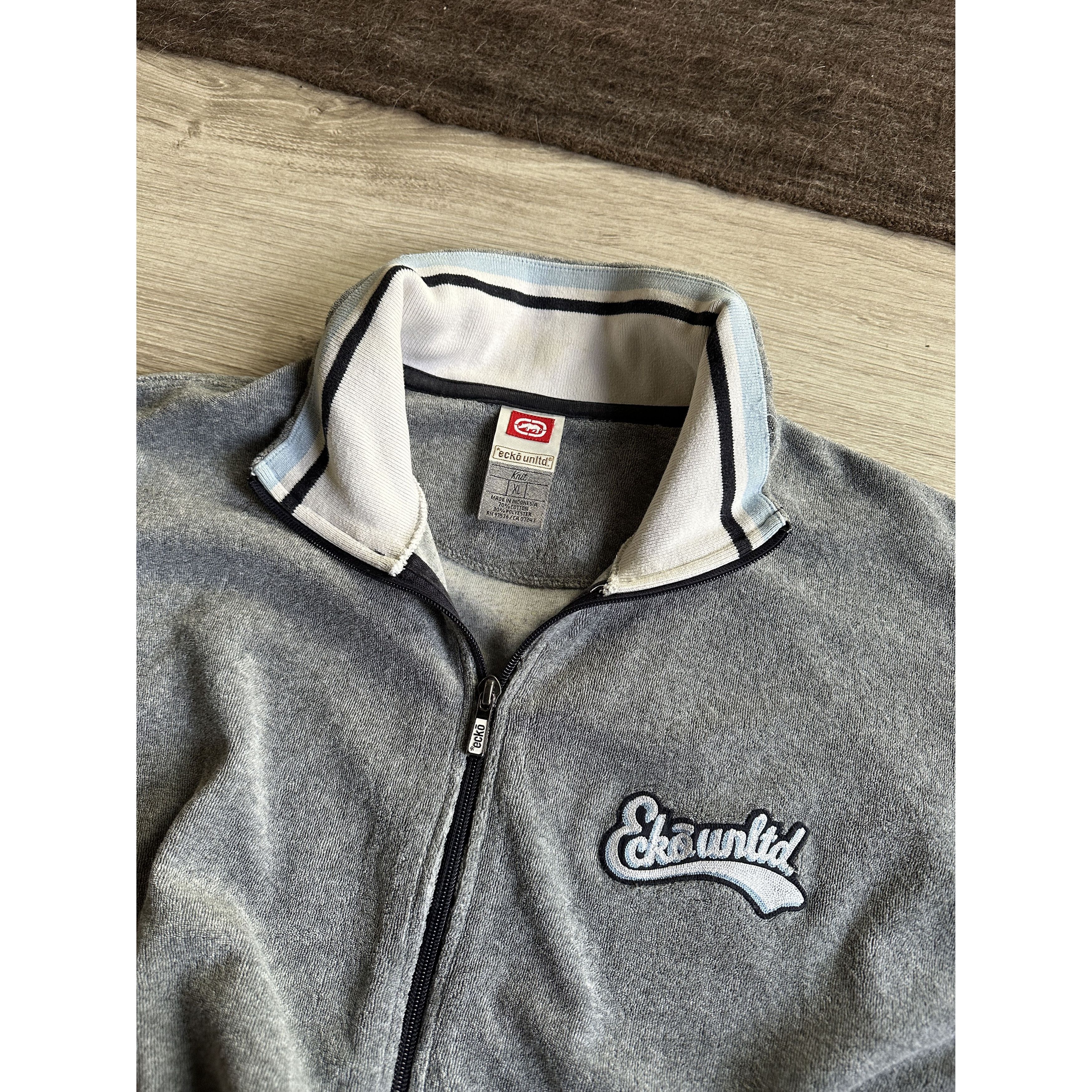 Ecko Unltd. Ecko Unltd Vintage Terry Full Zip Sweatshirt Jacket 7899AC Size US XL / EU 56 / 4 - 2 Thumbnail