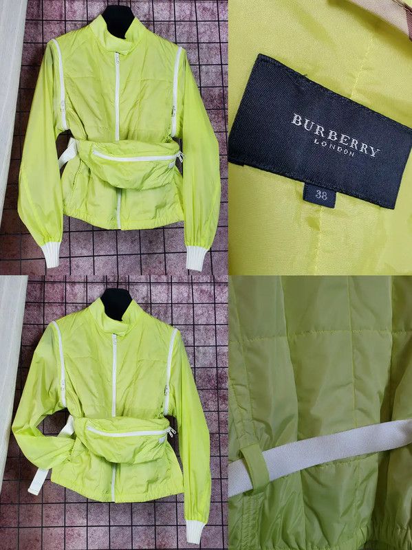Burberry Burberry Women's Neon Short Sleeve Jacket Size S / US 4 / IT 40 - 1 Thumbnail