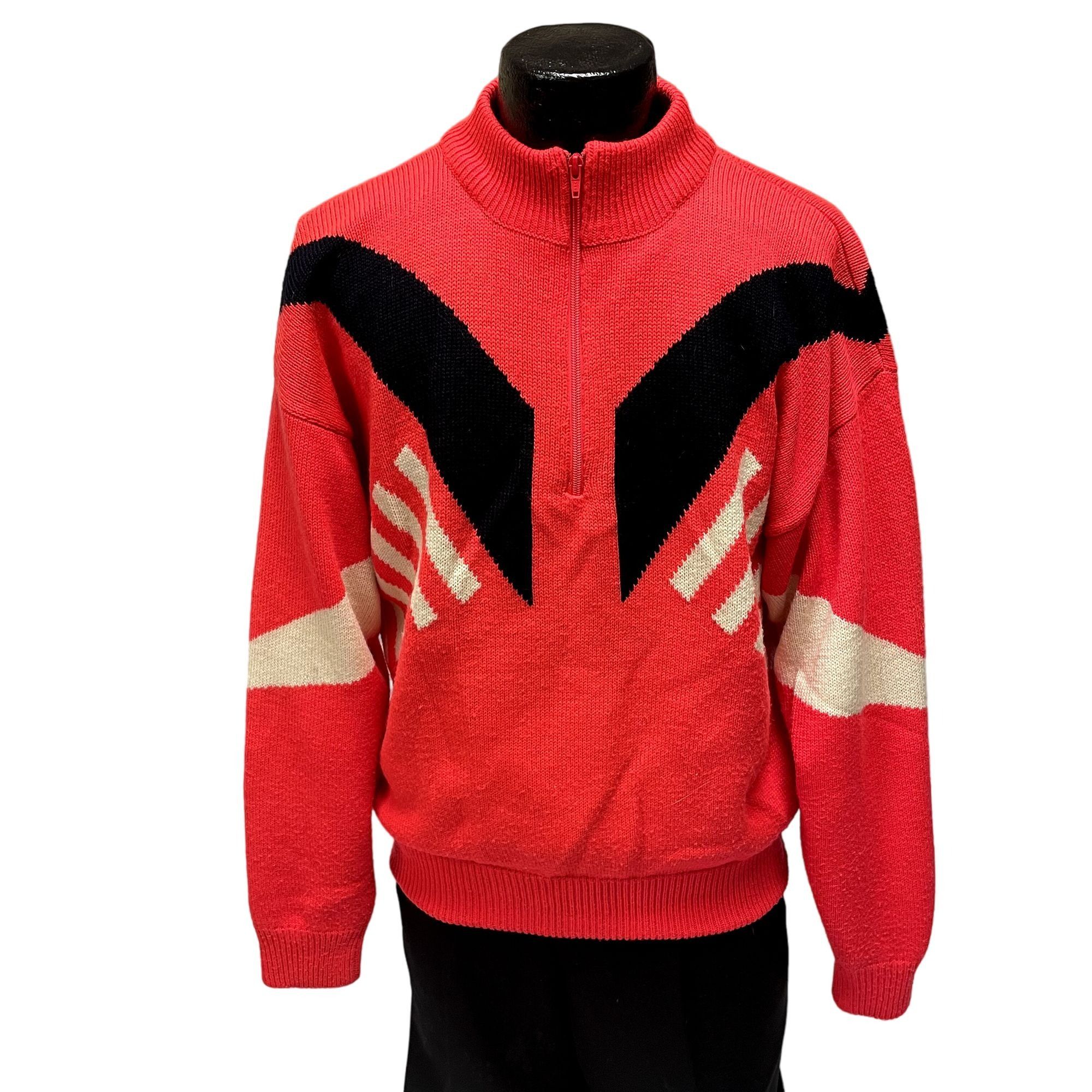 Obermeyer Vtg Obermeyer Sport Pullover SKYING NEON pink orange Sweater Size US L / EU 52-54 / 3 - 2 Thumbnail