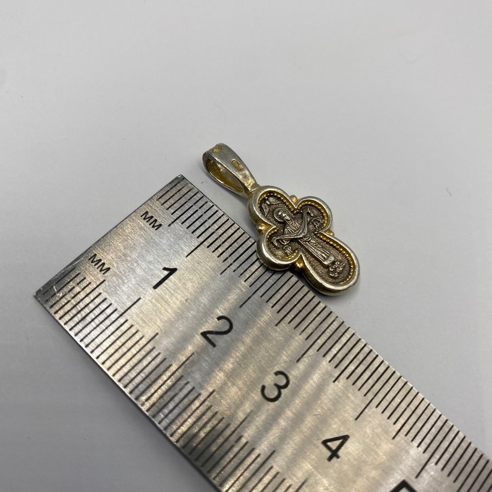 Vintage Vintage Orthodox Double-Sided Pendant - 925 Sterling Silver Size ONE SIZE - 7 Thumbnail