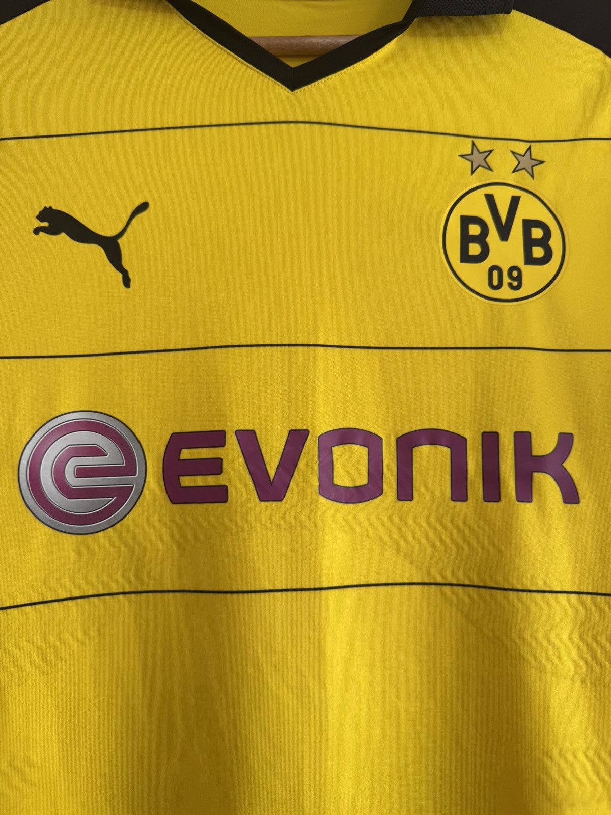Puma Borussia Dortmund 2015-2016 Player Issue Soccer Jersey Kit Size US M / EU 48-50 / 2 - 5 Thumbnail