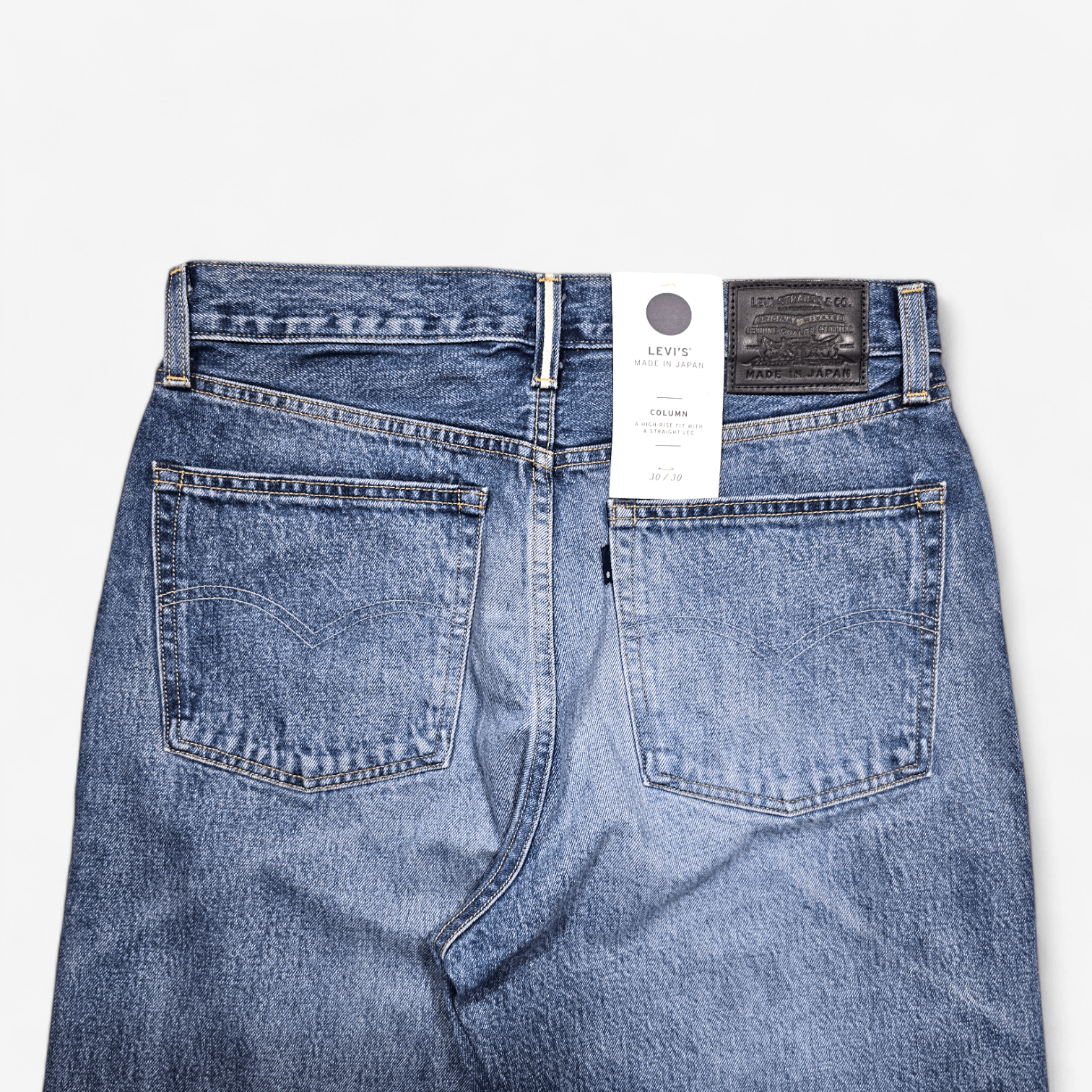 Levi's Made & Crafted NWT Levi's Made in Japan Column Denim Jeans Selvedge W30L30 Size 30" / US 8 / IT 44 - 7 Thumbnail