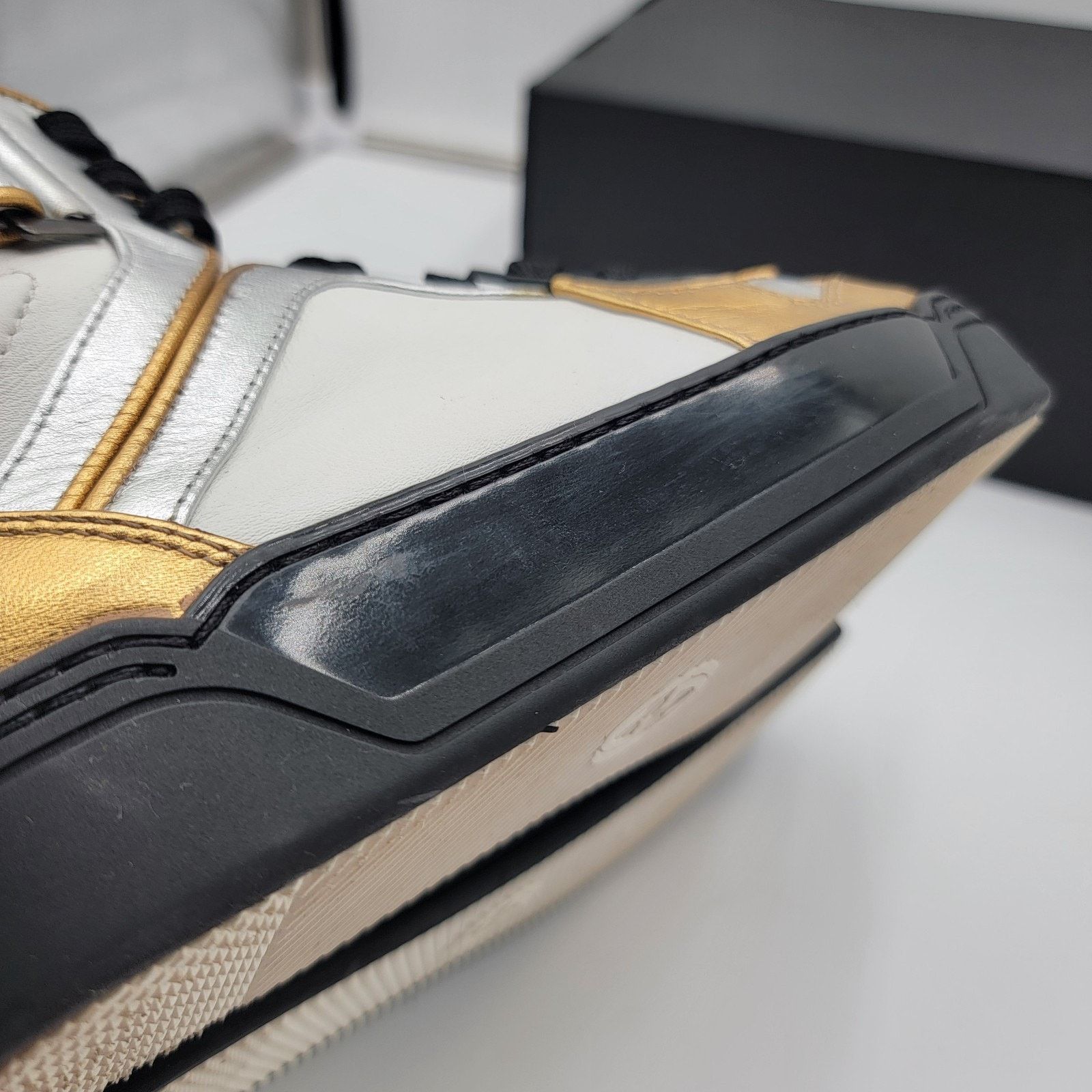 Gucci Gucci (388015) Interlocked GG Tri color Hi Top Sneakers EU35 Size US 5 / IT 35 - 12 Thumbnail