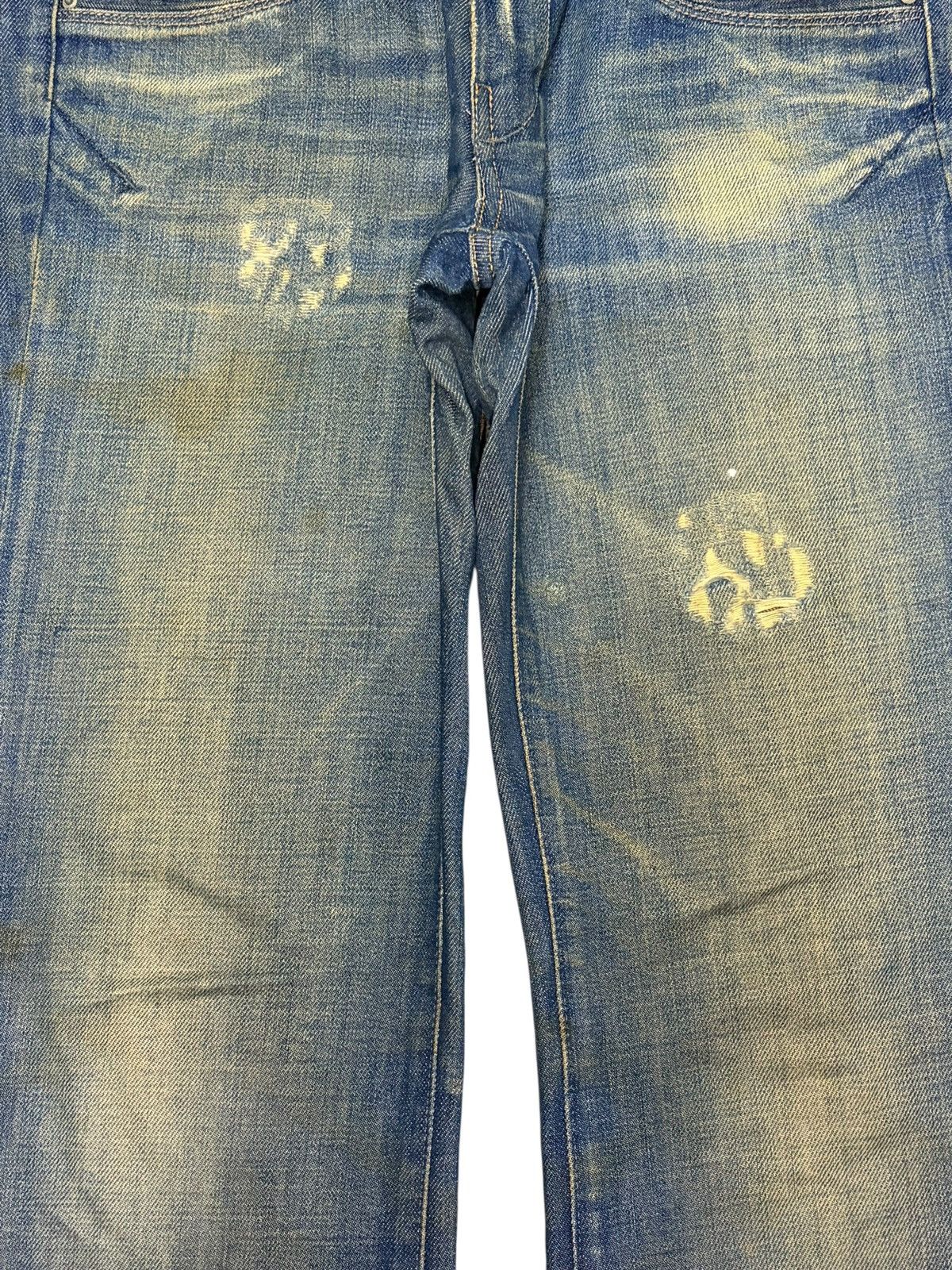 Diesel Vintage Italy Diesel Mud Wash Distressed Flare Jeans Size 29" - 3 Thumbnail