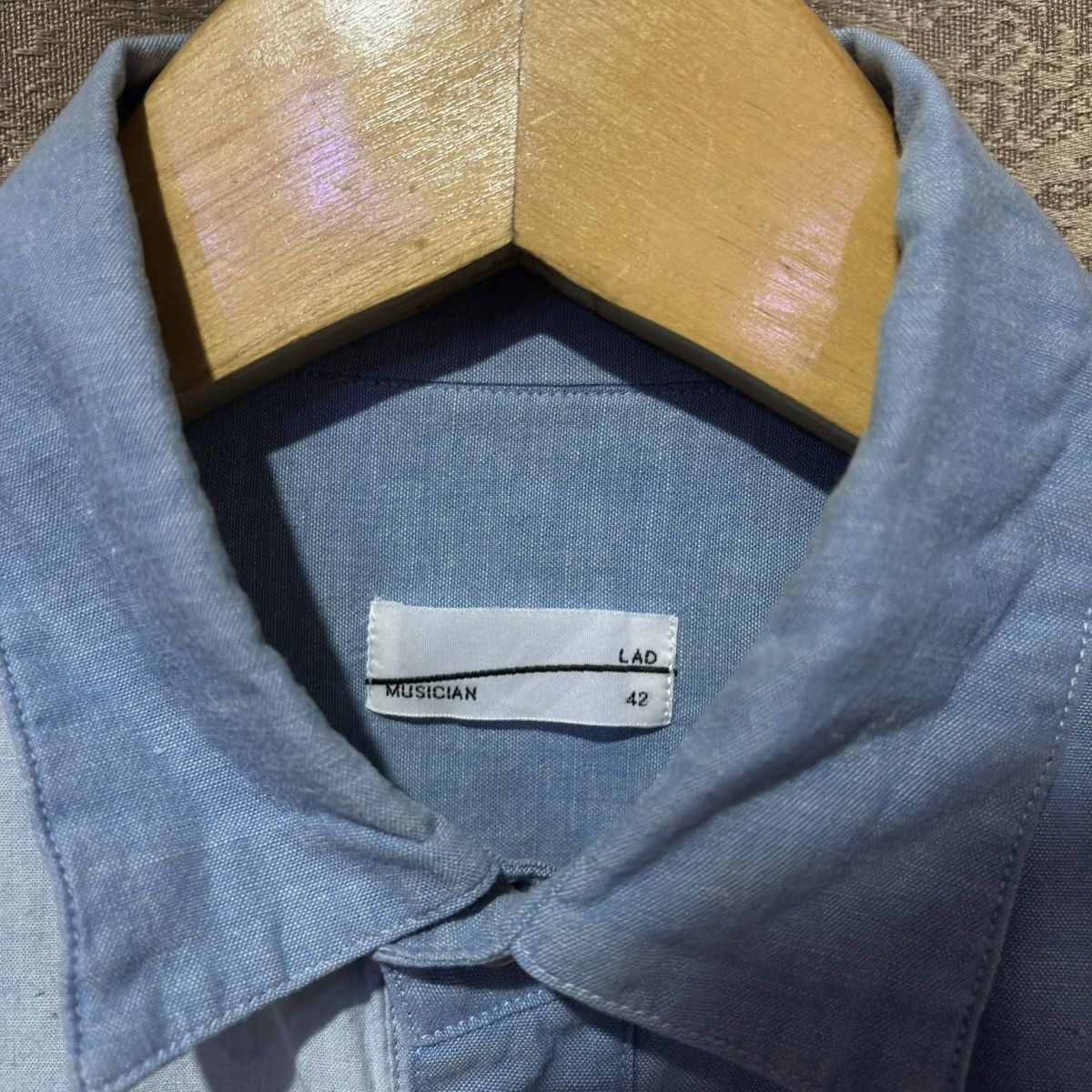 Lad Musician Patchwork Shirt Size US XS / EU 42 / 0 - 4 Thumbnail