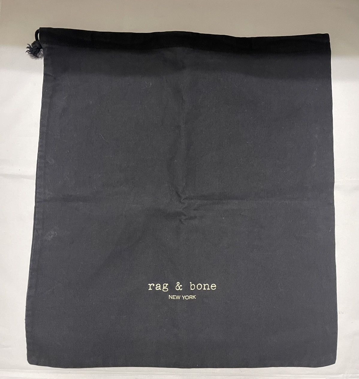 Rag & Bone Rag & Bone Dust Cover Bag Black Drawstring Storage Bag Size ONE SIZE - 2 Thumbnail