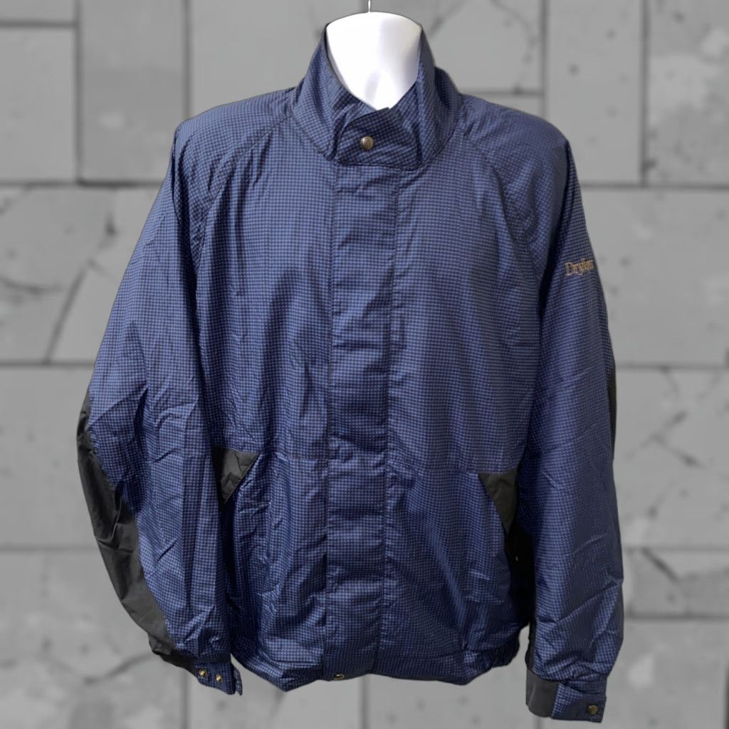 Footjoy FootJoy Jacket Mens XL Black Blue Full Zip Golf Windbreaker Dryjoys Full Zip, Nylon Insulation, Polyester Shell, Regular Size, Men, Casual, Golf Size US XL / EU 56 / 4 - 1 Thumbnail