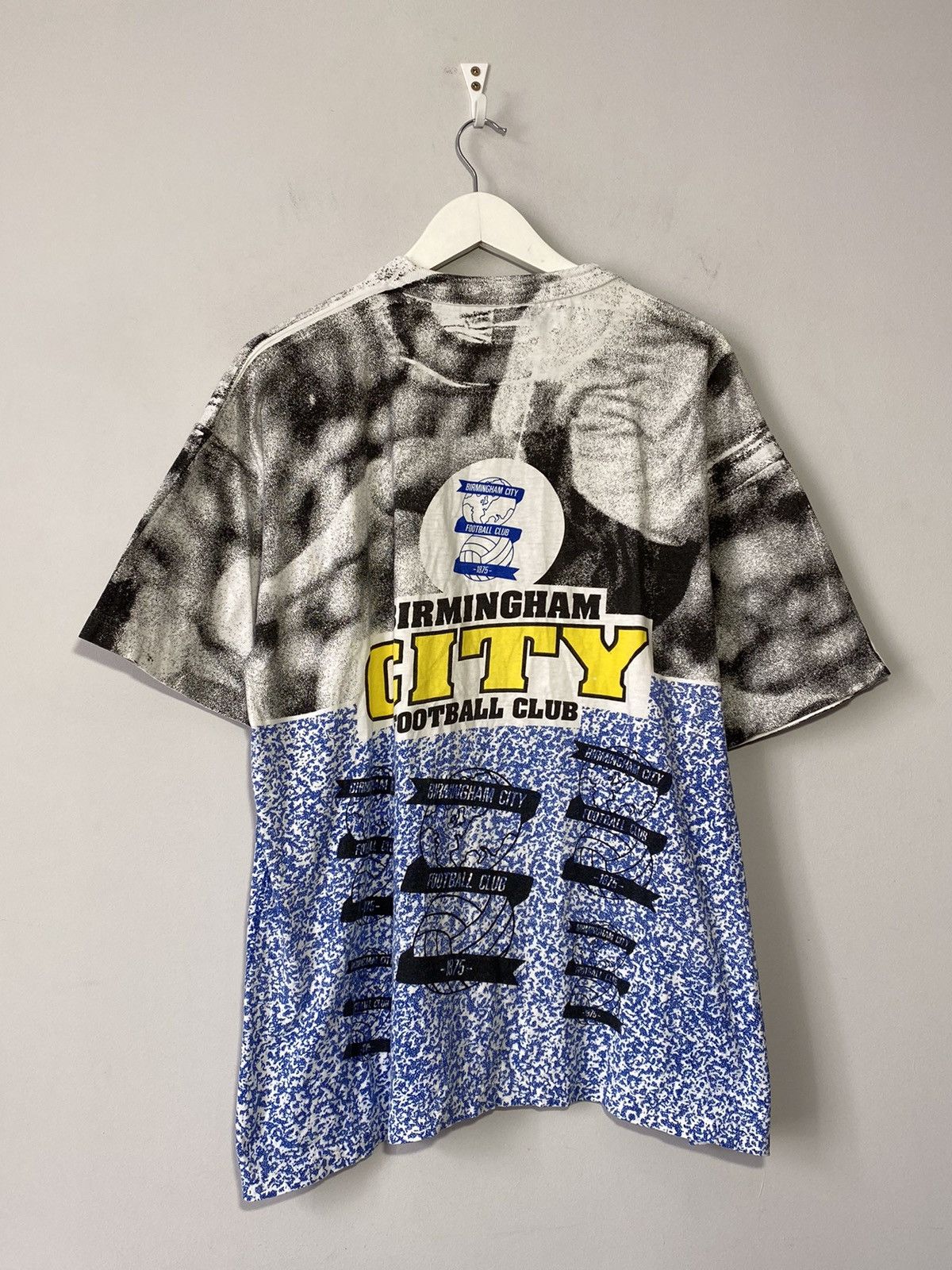 Vintage Vintage 90s Birmingham City all overprint oversized tee Size US XXL / EU 58 / 5 - 2 Thumbnail
