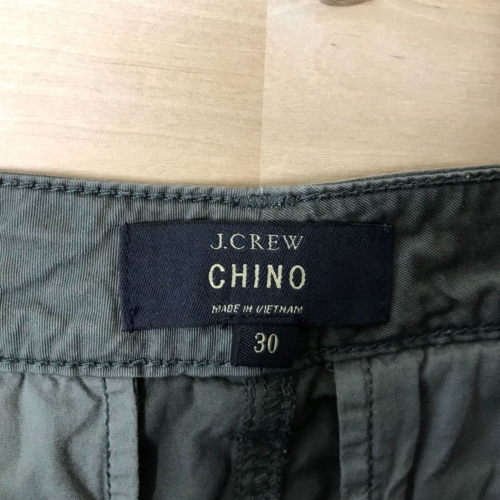 J.Crew J. CREW MEN'S Pants Chino Cotton Green 30 Regular Inseam 30" Mens 30 Green Chino Cotton 30 Regular Mens Size US 30 / EU 46 - 7 Thumbnail