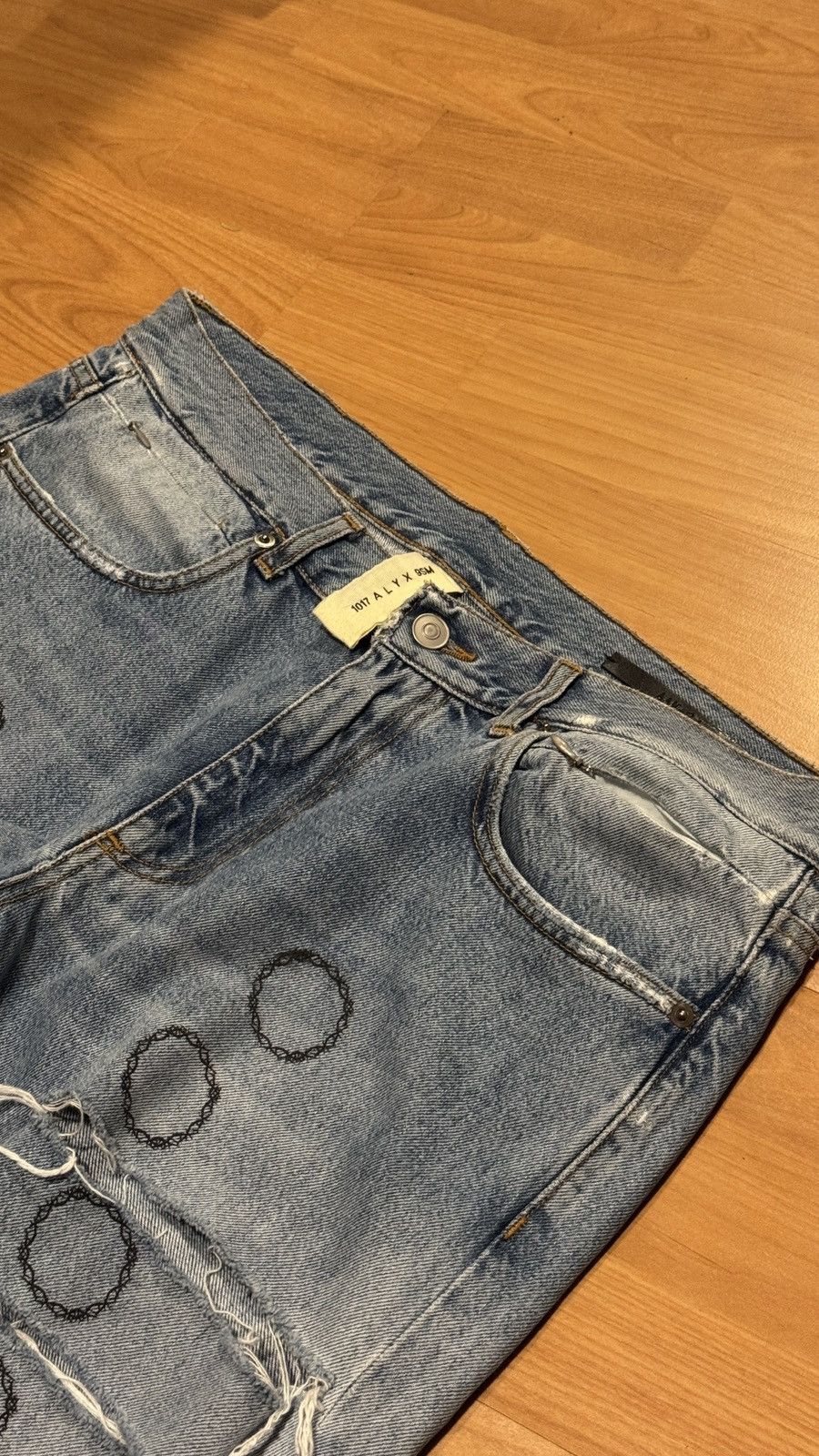 1017 ALYX 9SM Alyx Thorn Slash Denim Size US 34 / EU 50 - 3 Thumbnail