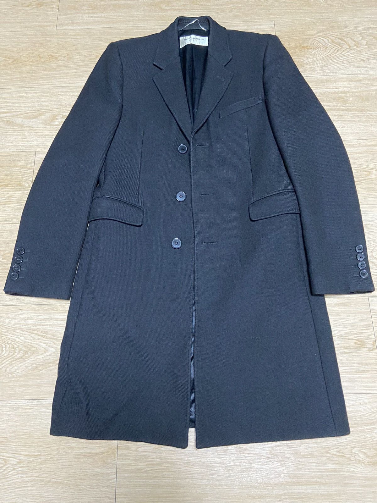 【SAINT LAURENT】ウール チェスターフィールド ジャケット SAINT LAURENT】ウール チェスターフィールド ジャケット