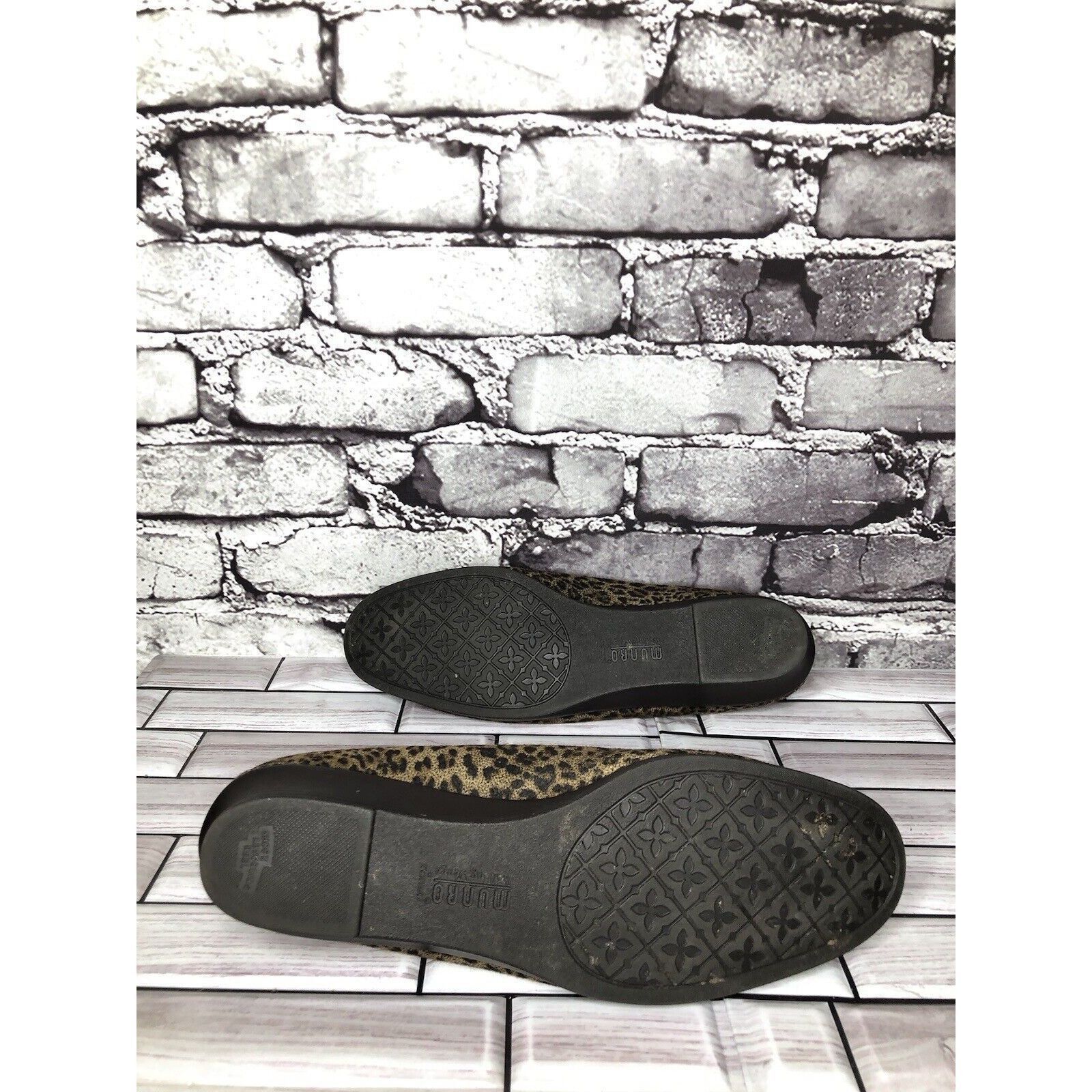 Other Munro American Leopard Print Synthetic Fabric Wedge Shoes Wo Size US 8 / IT 38 - 6 Thumbnail