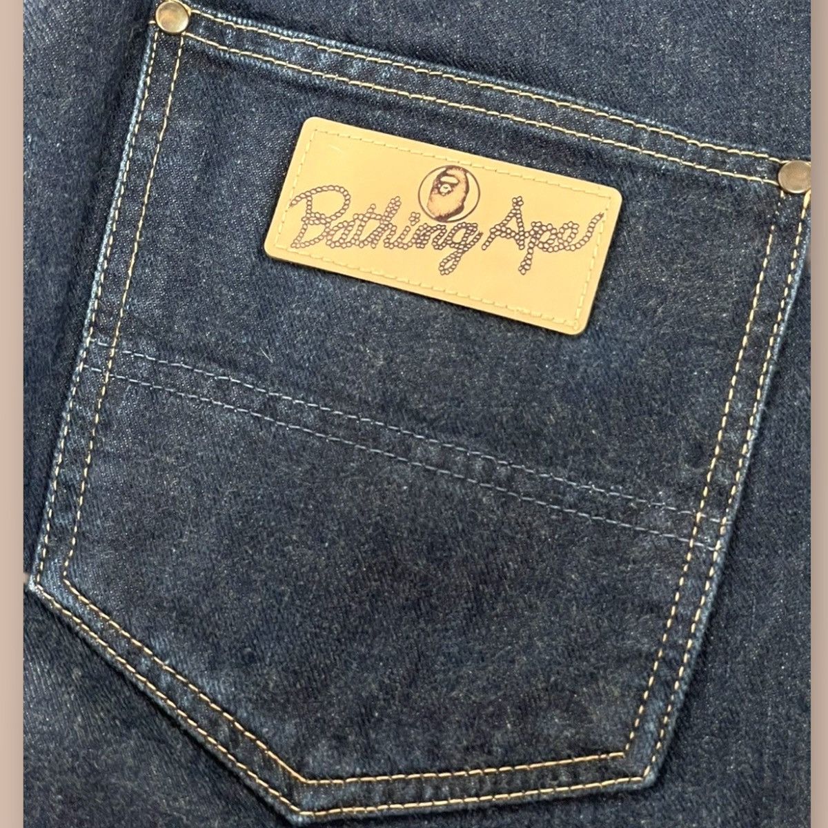 Bape OG 2000’s Bape Denim Size US 30 / EU 46 - 14 Thumbnail
