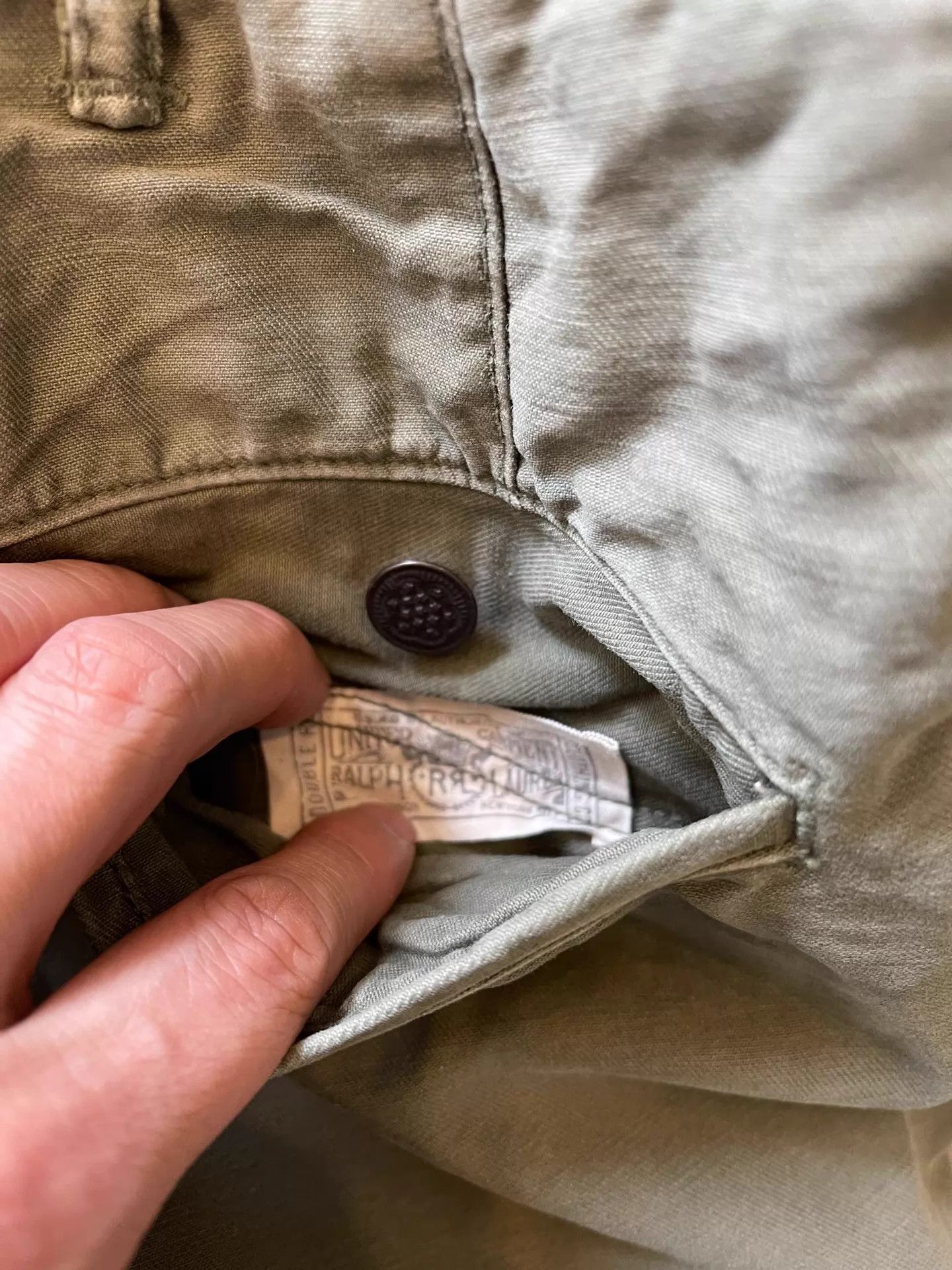 RRL Ralph Lauren RRL Rare Military Officer Pants Olive Drab 28/30 New Size US 28 / EU 44 - 8 Thumbnail