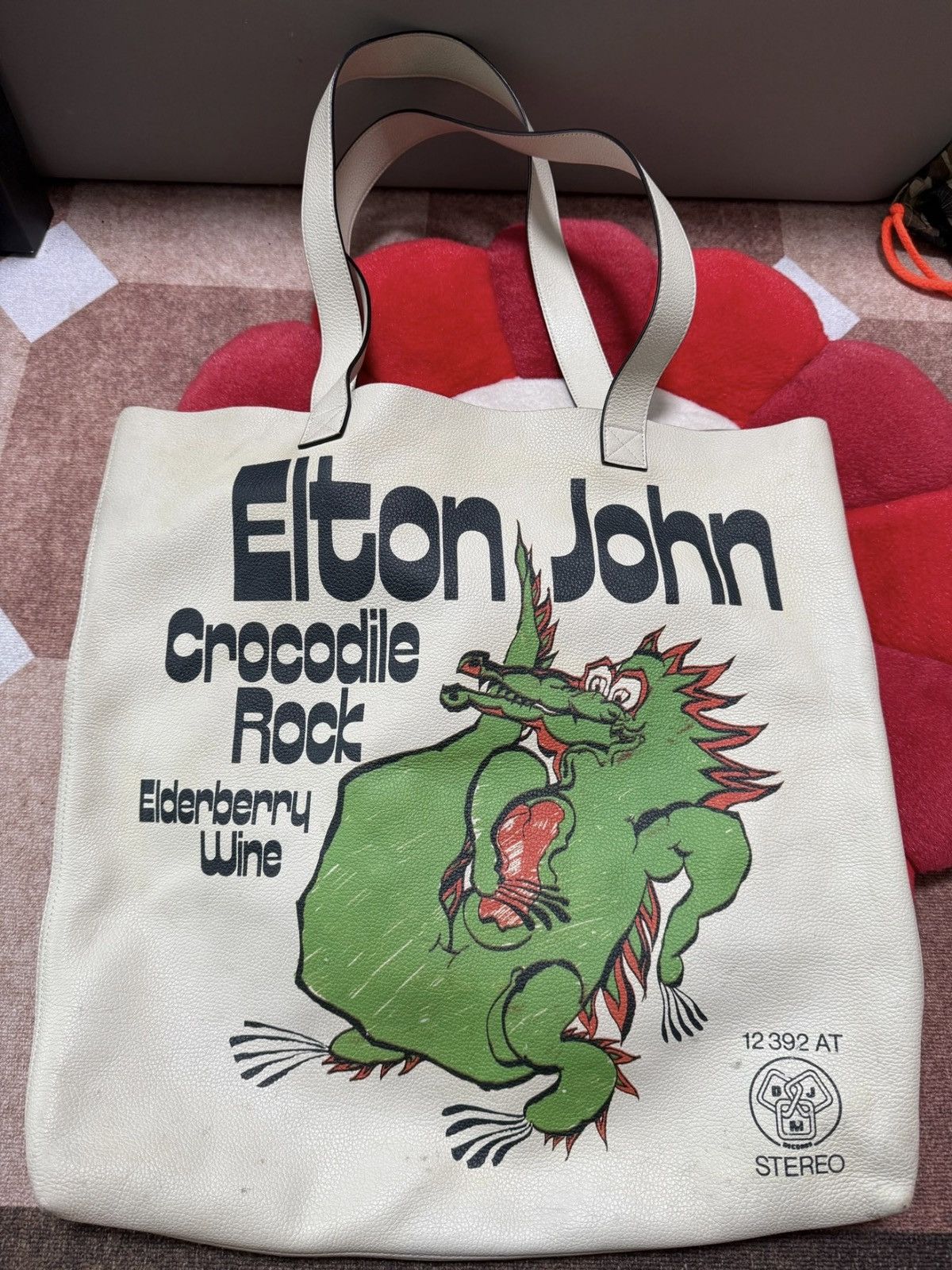 Gucci Rare Gucci Elton John Crocodile Rock Large Tote w/ Pouch Size ONE SIZE - 1 Thumbnail