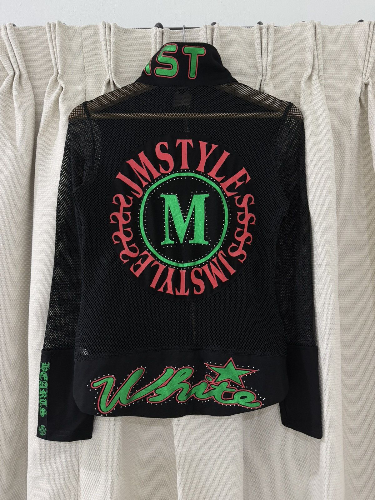 Hysteric Glamour RARE‼️ Vintage JM Style Mesh Punk Track Jacket LGB Style Size US S / EU 44-46 / 1 - 1 Thumbnail