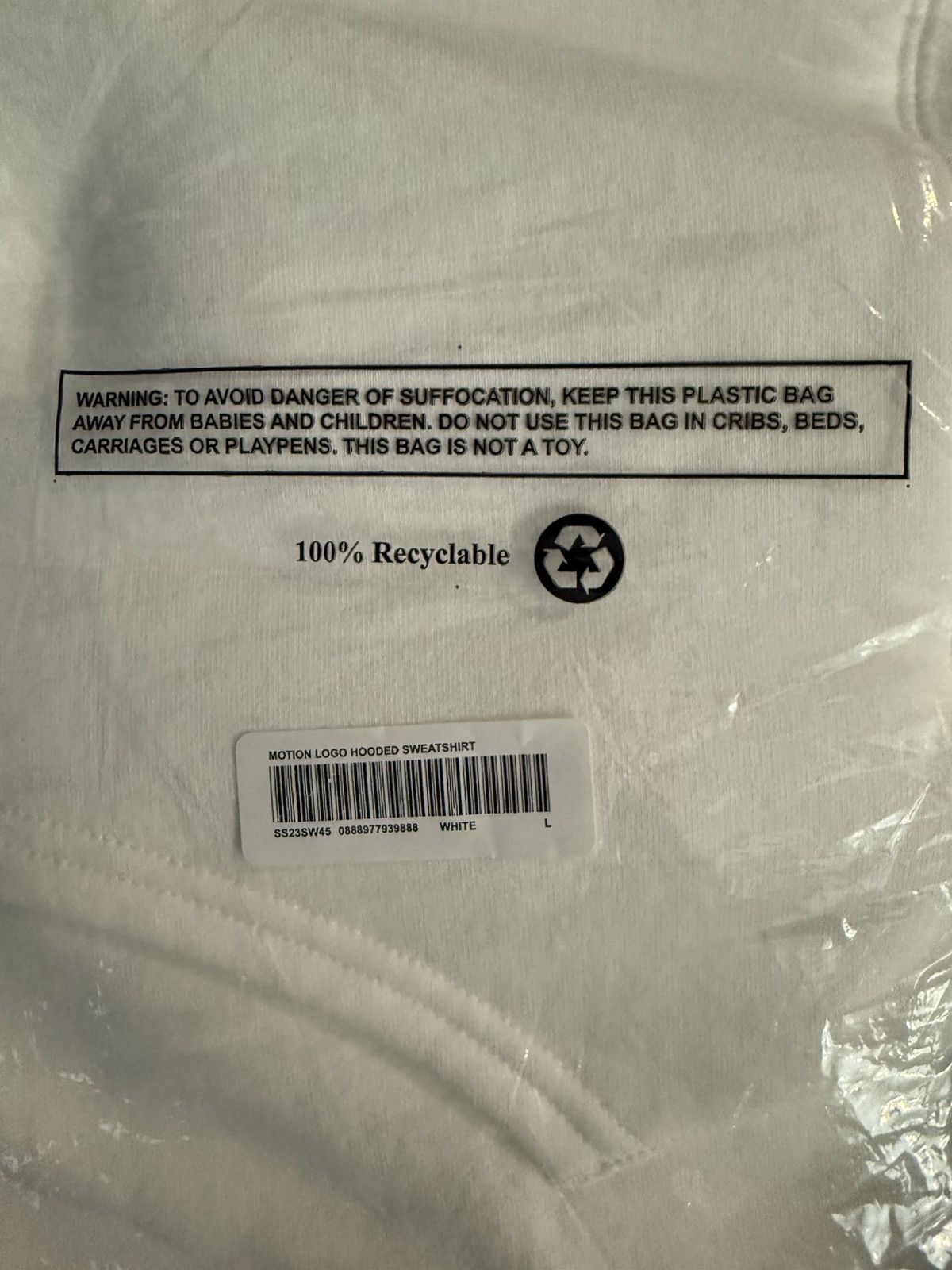 Supreme Supreme Motion Logo Hoodie White Size US L / EU 52-54 / 3 - 4 Thumbnail
