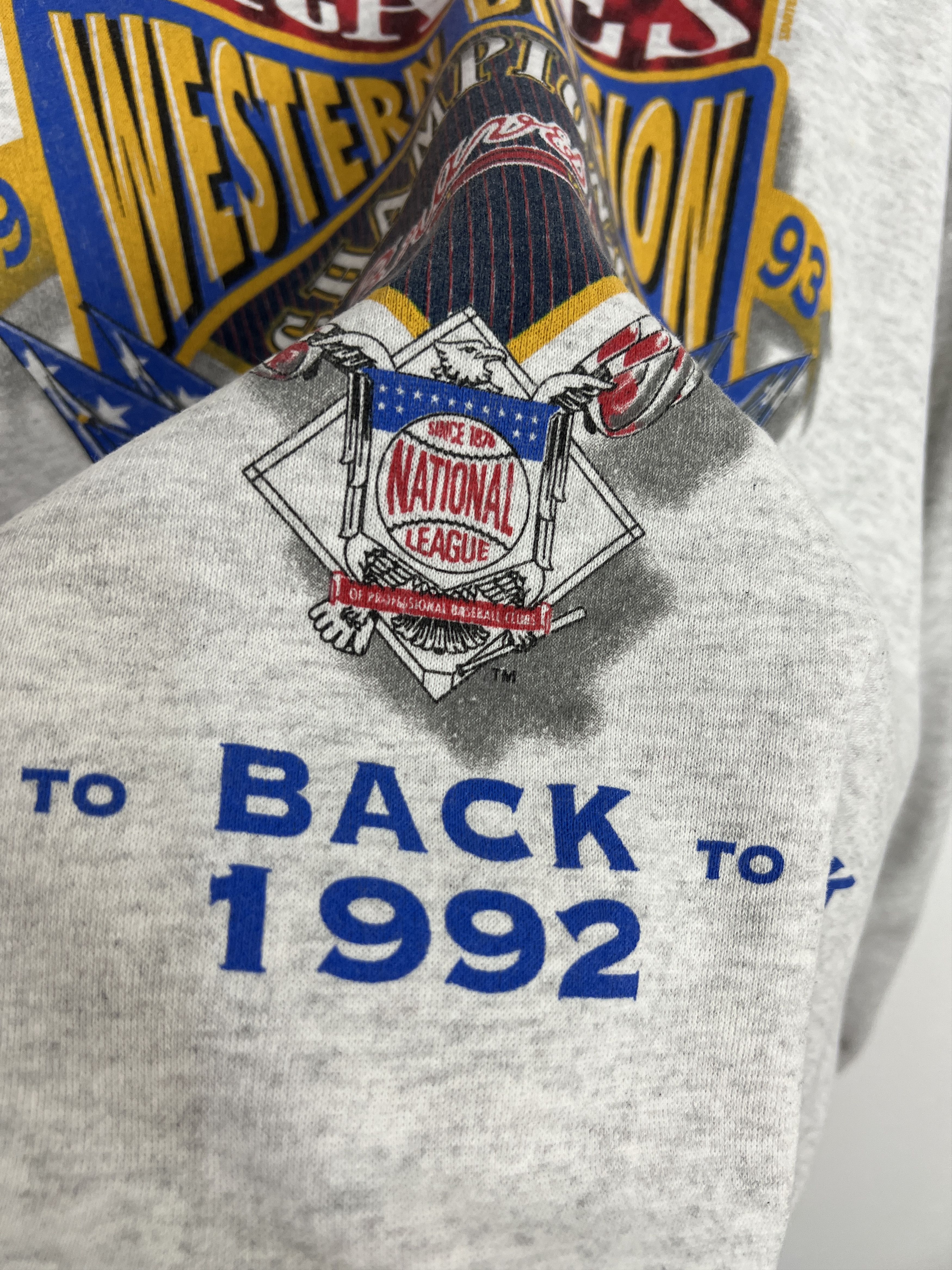 Starter Vintage Atlanta Braves Western Champions Sweatshirt Crewneck Size US XL / EU 56 / 4 - 5 Thumbnail