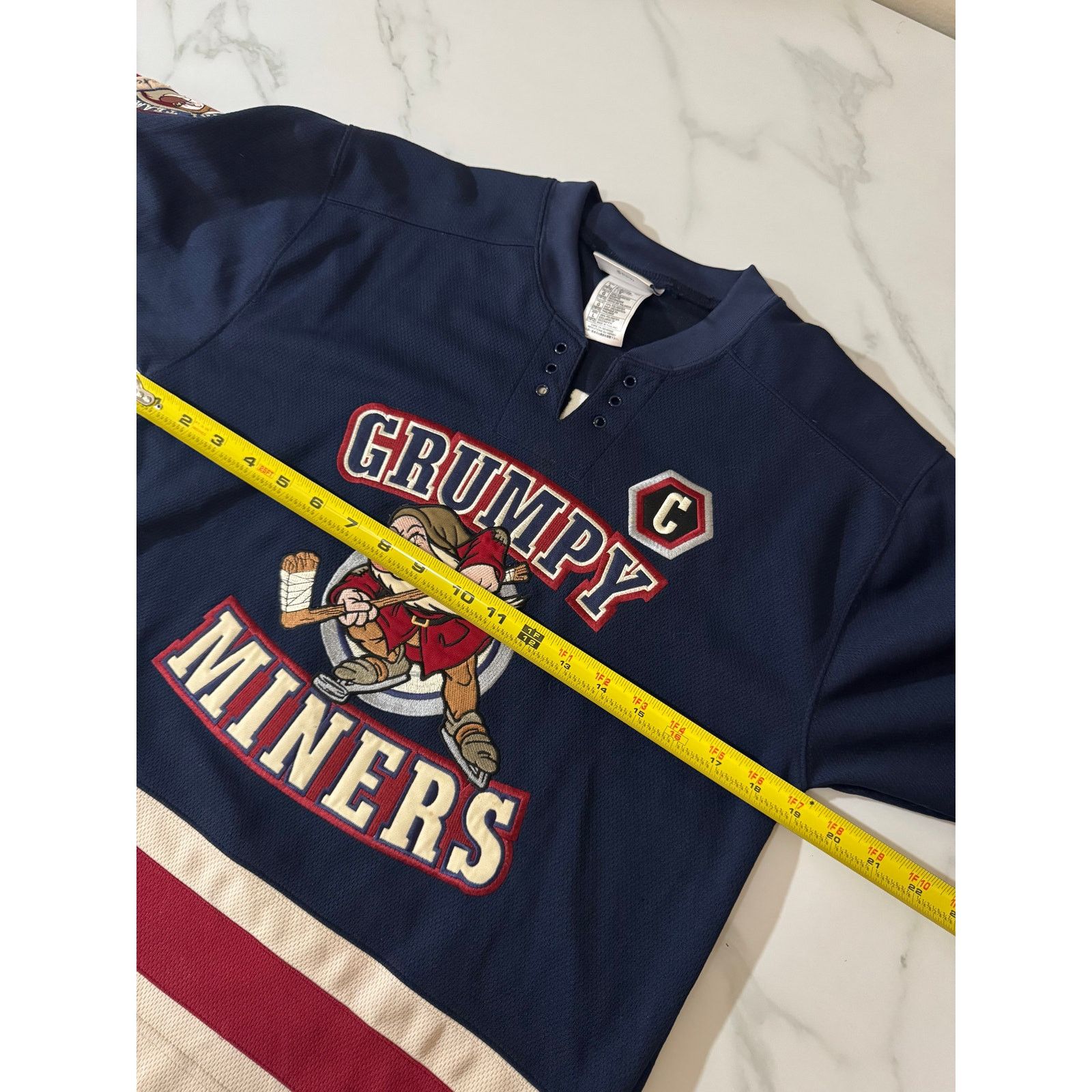 Disney Disneyland Resort Grumpy Miners Hockey Jersey Longsleeve Size US XXS / EU 40 - 7 Thumbnail