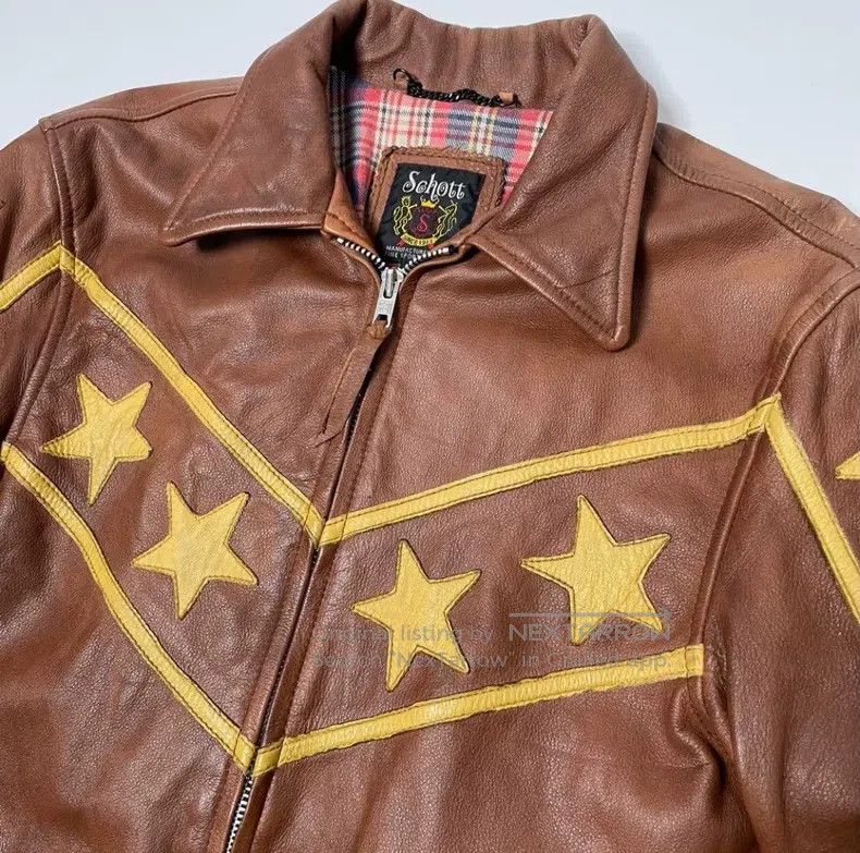 Schott Schott Motorcycle leather coat Size US L / EU 52-54 / 3 - 5 Thumbnail