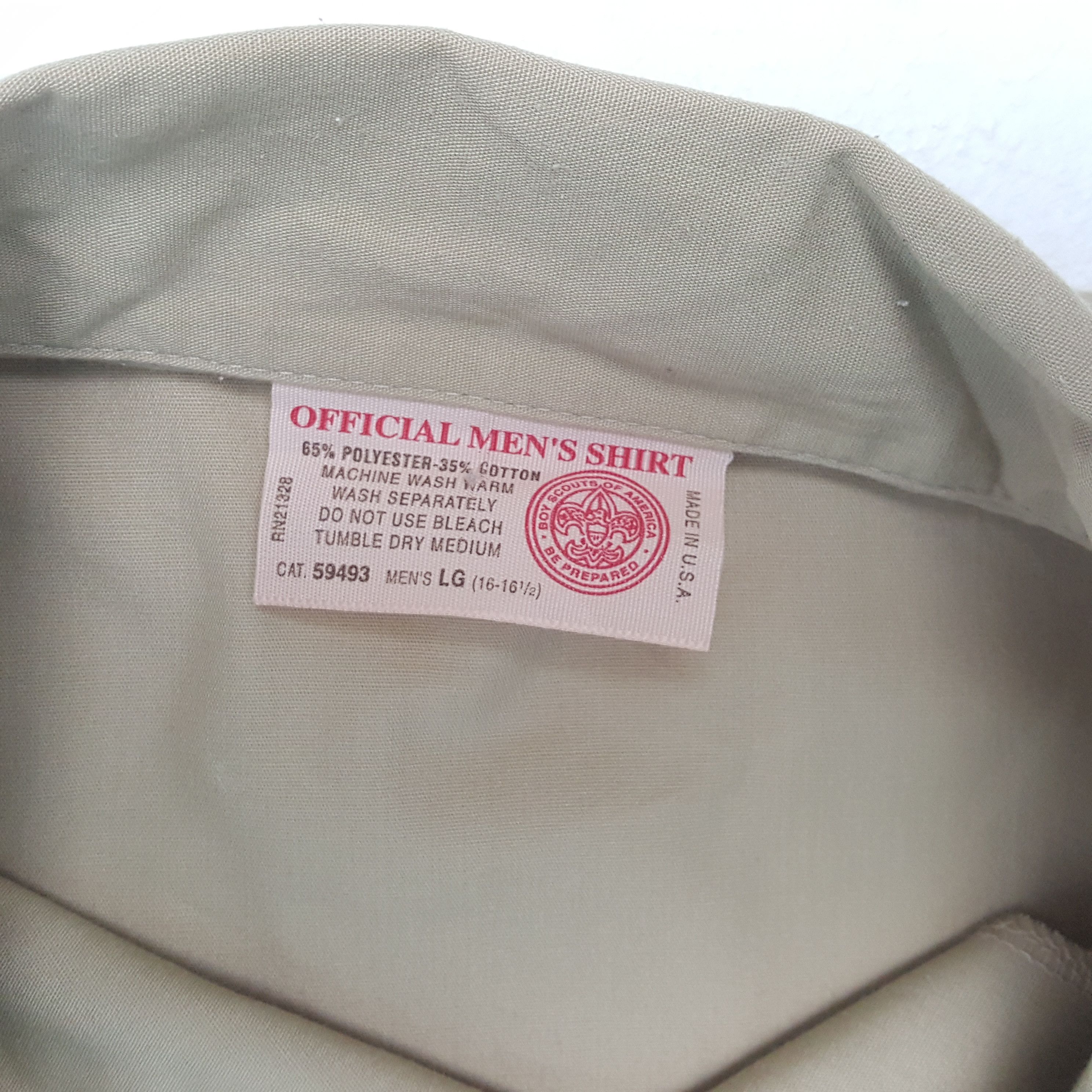 Vintage BOY SCOUT Of AMERICA Casual Uniform Shirt Size US XL / EU 56 / 4 - 9 Thumbnail