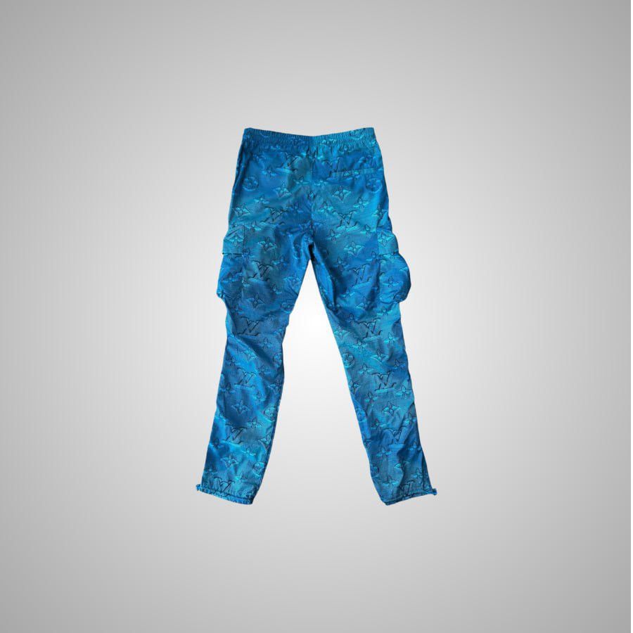 Louis Vuitton LOUIS VUITTON BLUE 2054 MONOGRAM CARGO PANTS Size US 30 / EU 46 - 2 Thumbnail