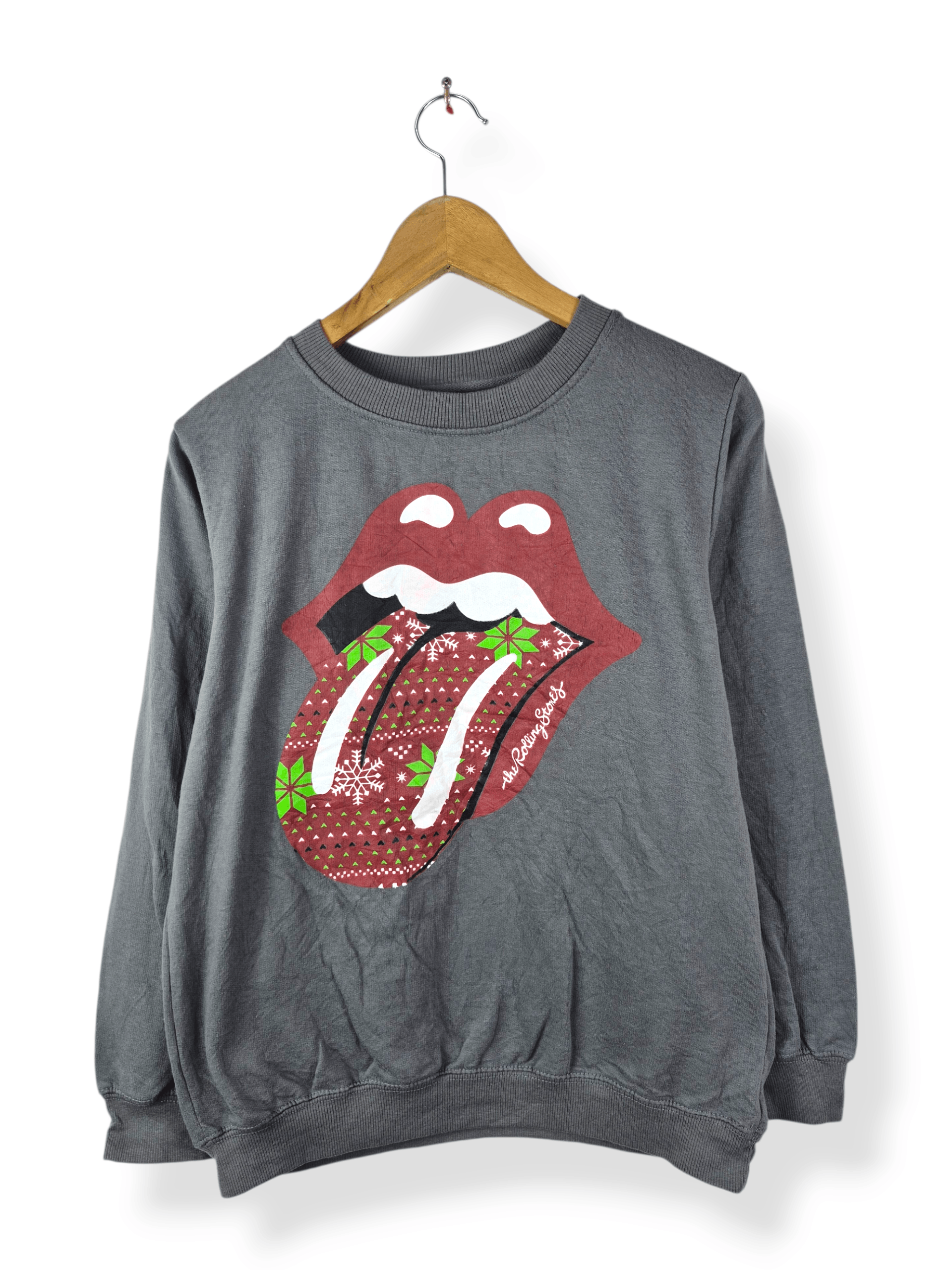 The Rolling Stones 🔥 The Rolling Stones Band Sweatshirt Christmas Edition Size US M / EU 48-50 / 2 - 1 Thumbnail