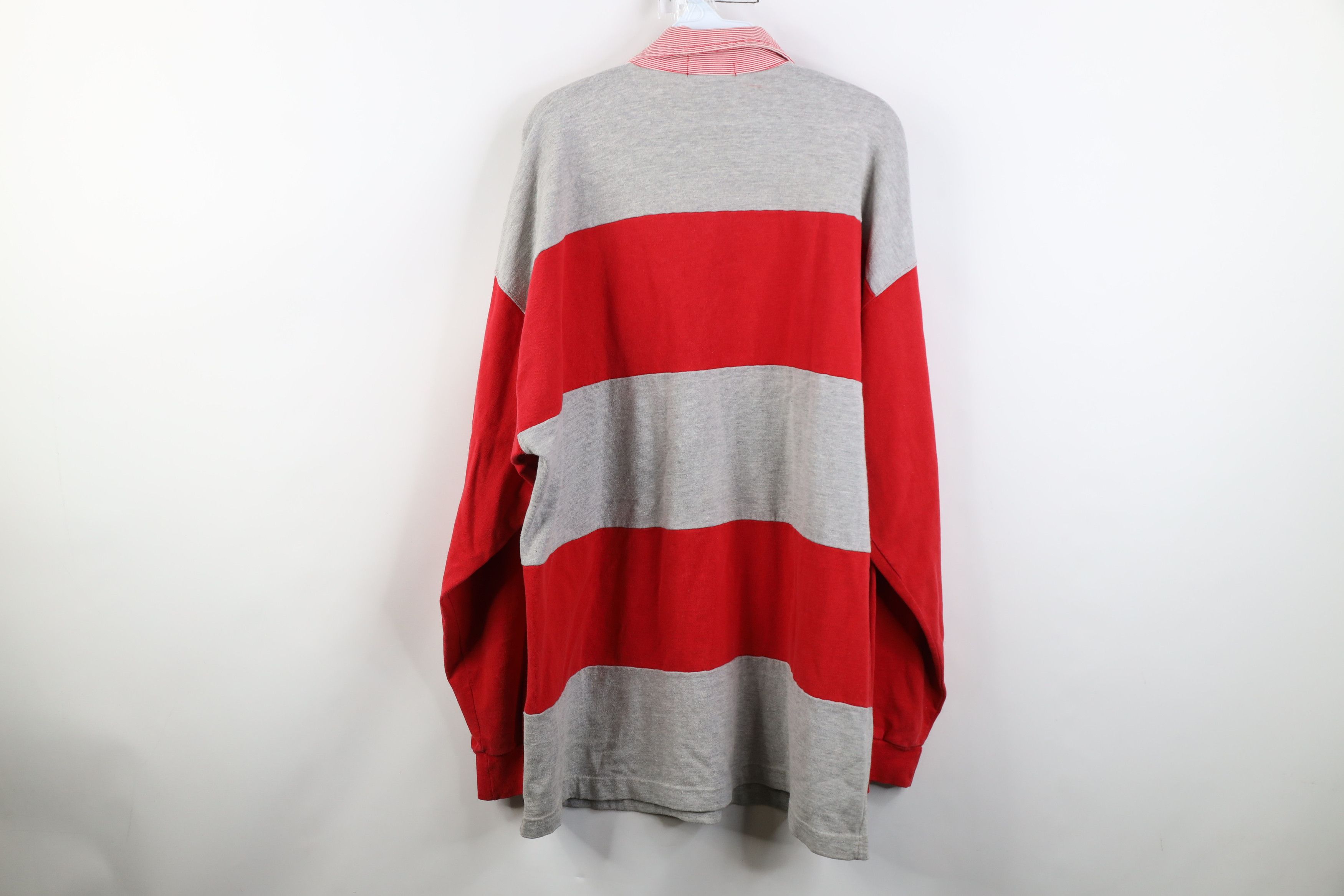 Vintage Vintage 90s Streetwear Heavyweight Long Sleeve Polo Shirt Size US XL / EU 56 / 4 - 11 Thumbnail