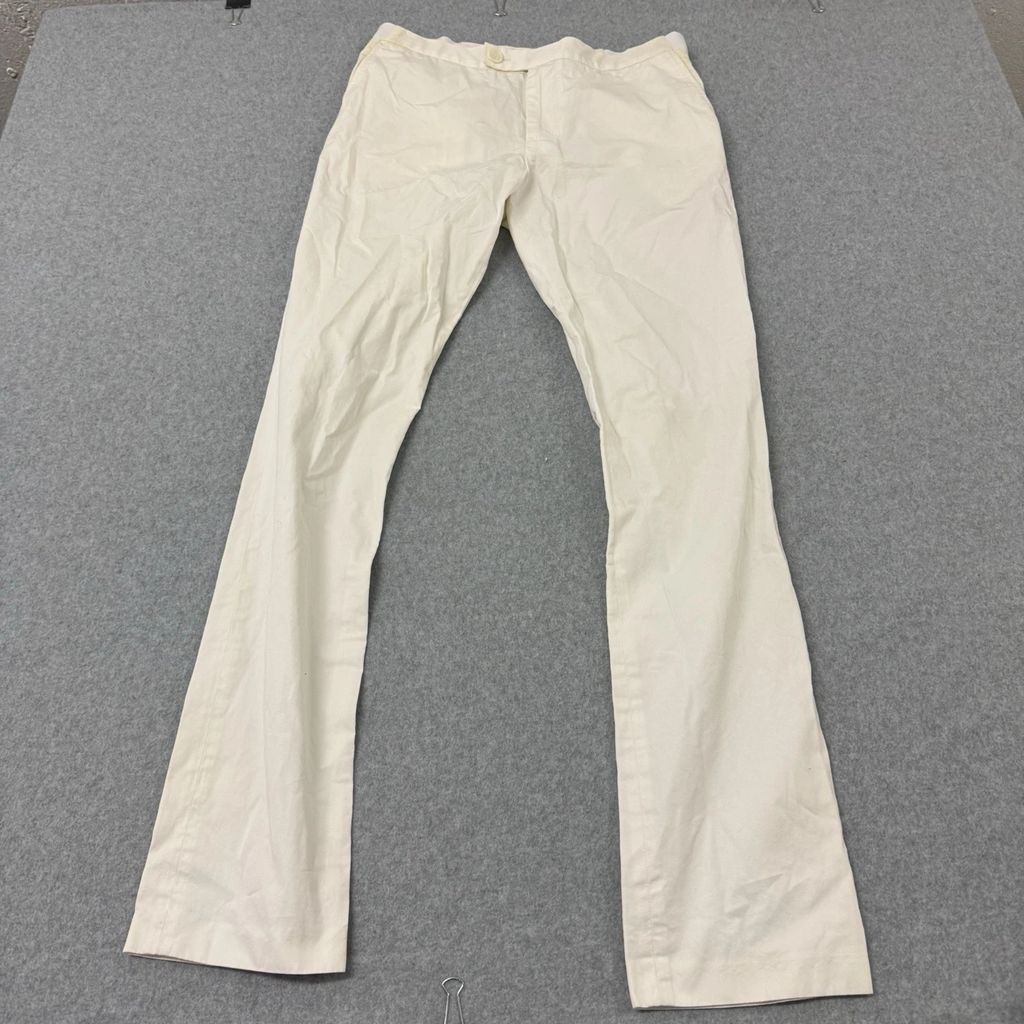 Raf Simons Archive Raf Simons SS08 White Pants Trousers Size US 30 / EU 46 - 1 Thumbnail