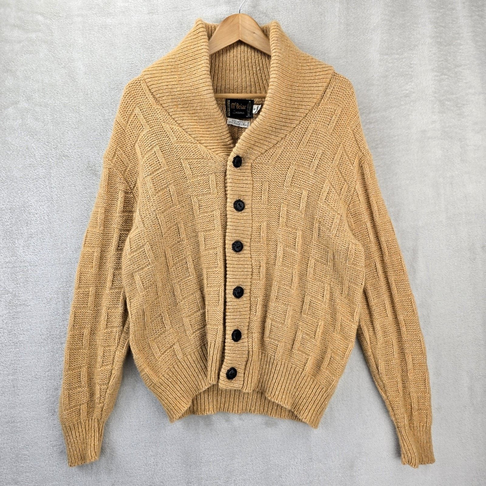 Other Vtg McBriar Sportswear Shawl Cardigan Wool Sweater Small Size US S / EU 44-46 / 1 - 1 Thumbnail