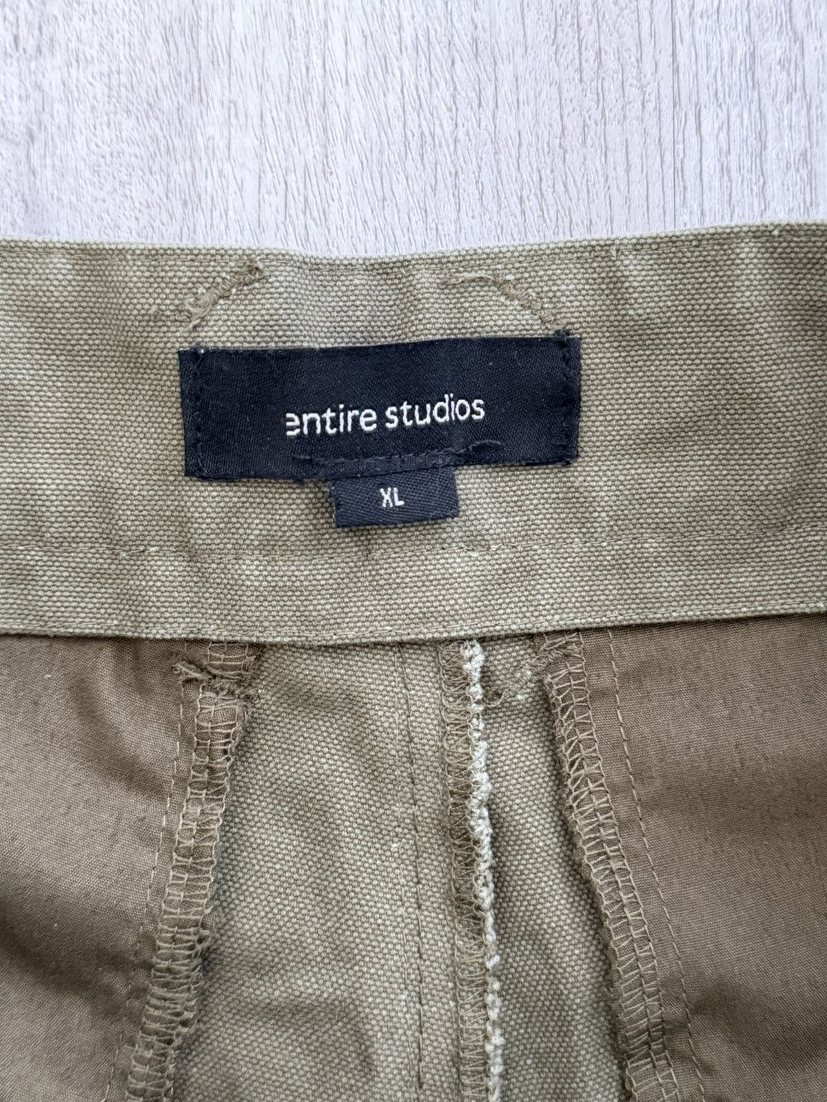 Entire Studios Entire Studios Heavy Canvas Wide Leg Cargo Pants 36 Size US 36 / EU 52 - 3 Thumbnail