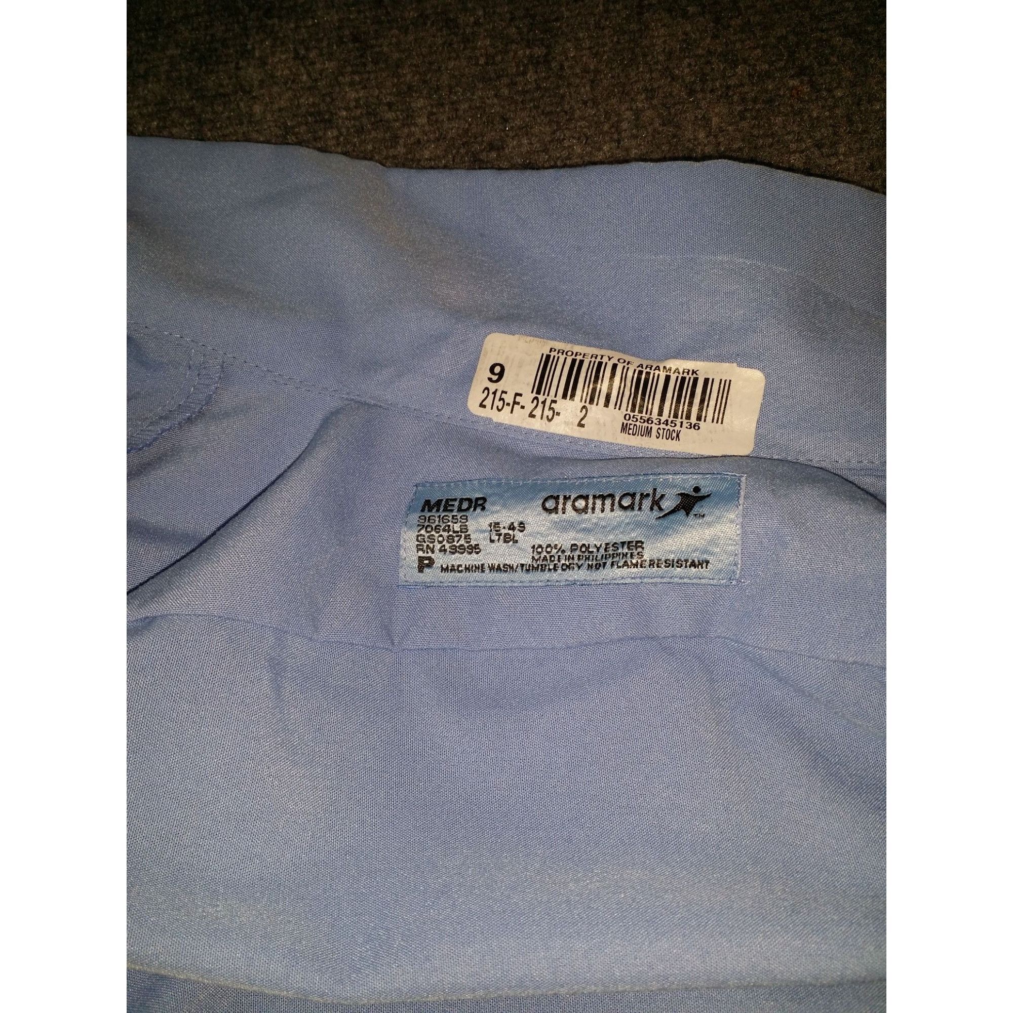Other Aramark Nestle Pizza Division Snap Button Up Shirt Men Sz M Size US M / EU 48-50 / 2 - 3 Thumbnail
