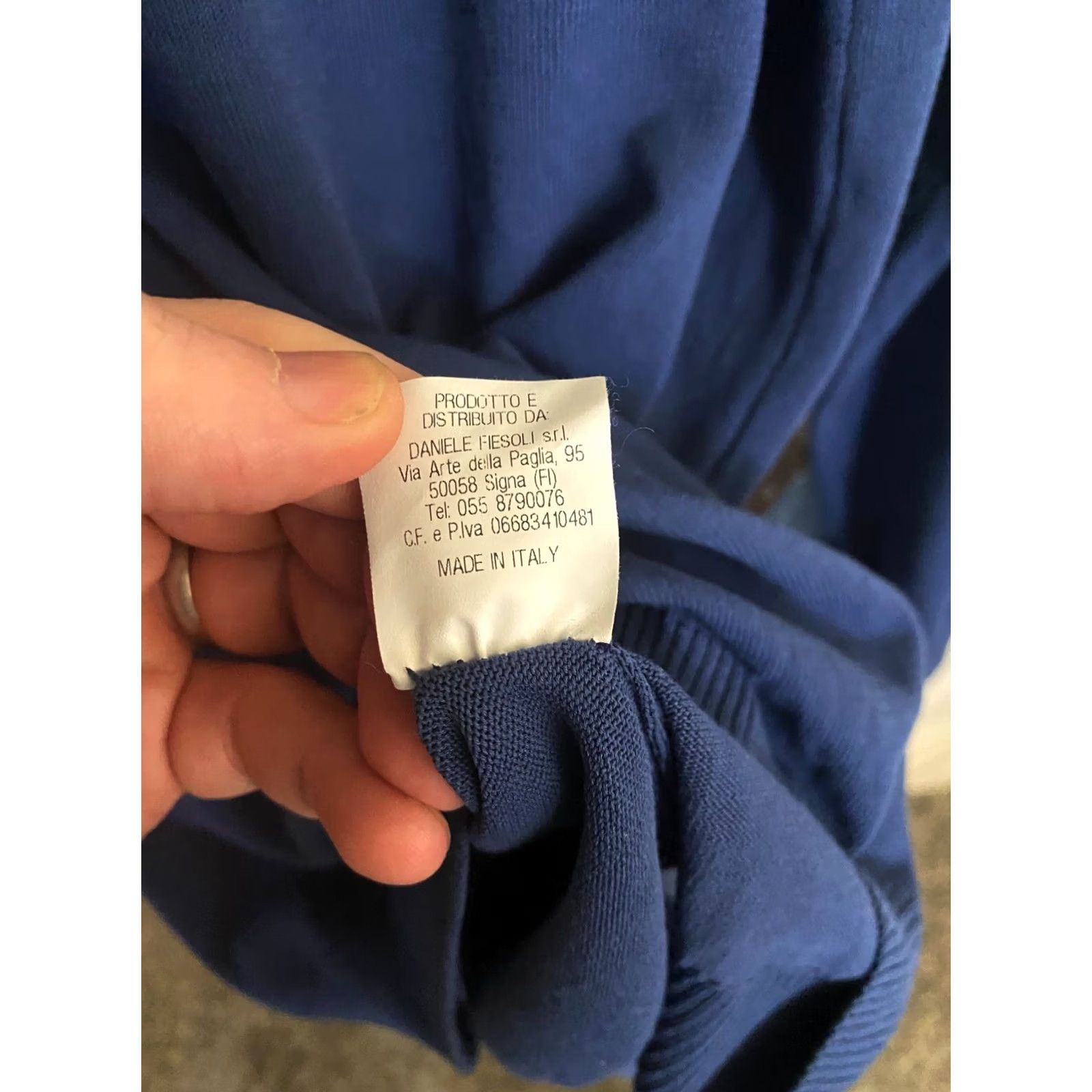 Daniele Fiesoli Daniele Fiesoli Italy Bluish Ctn Light Weight Sweater Shirt XL Extra Large Size US XL / EU 56 / 4 - 7 Thumbnail
