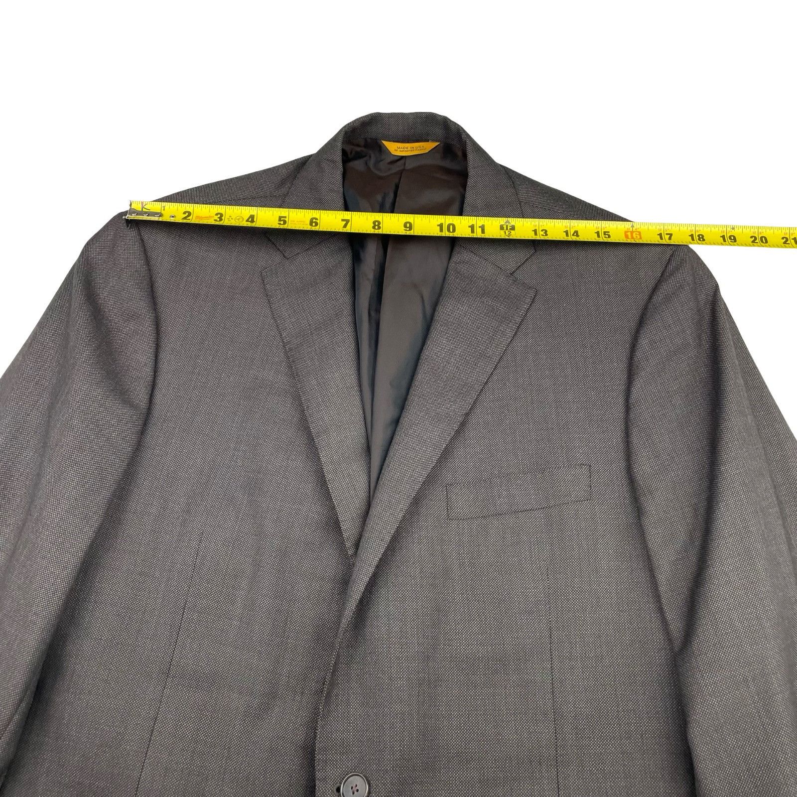 Hickey Freeman Hickey Freeman x Maus Hoffman Men’s Suit Brown Birdseye • US Size 44L - 11 Thumbnail