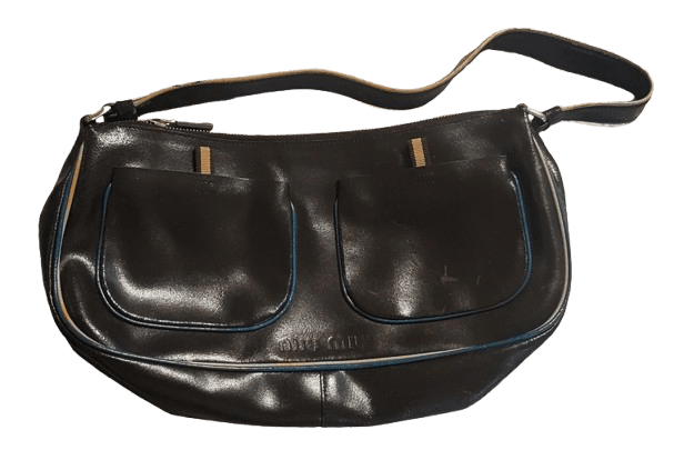 Miu Miu Miu Miu Hand Leather Bag Nylon Mini Hobo Sport 1999 EX0155 Size ONE SIZE - 1 Thumbnail