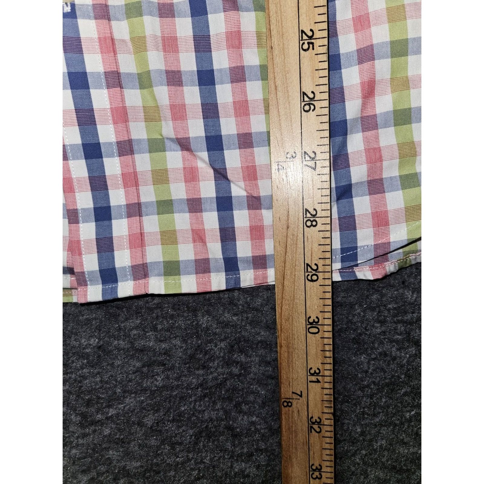 Banana Republic Banana Republic Shirt Mens Medium Multicolor Plaid Non Iron Tailored Slim Fit Shirt Size US M / EU 48-50 / 2 - 6 Thumbnail
