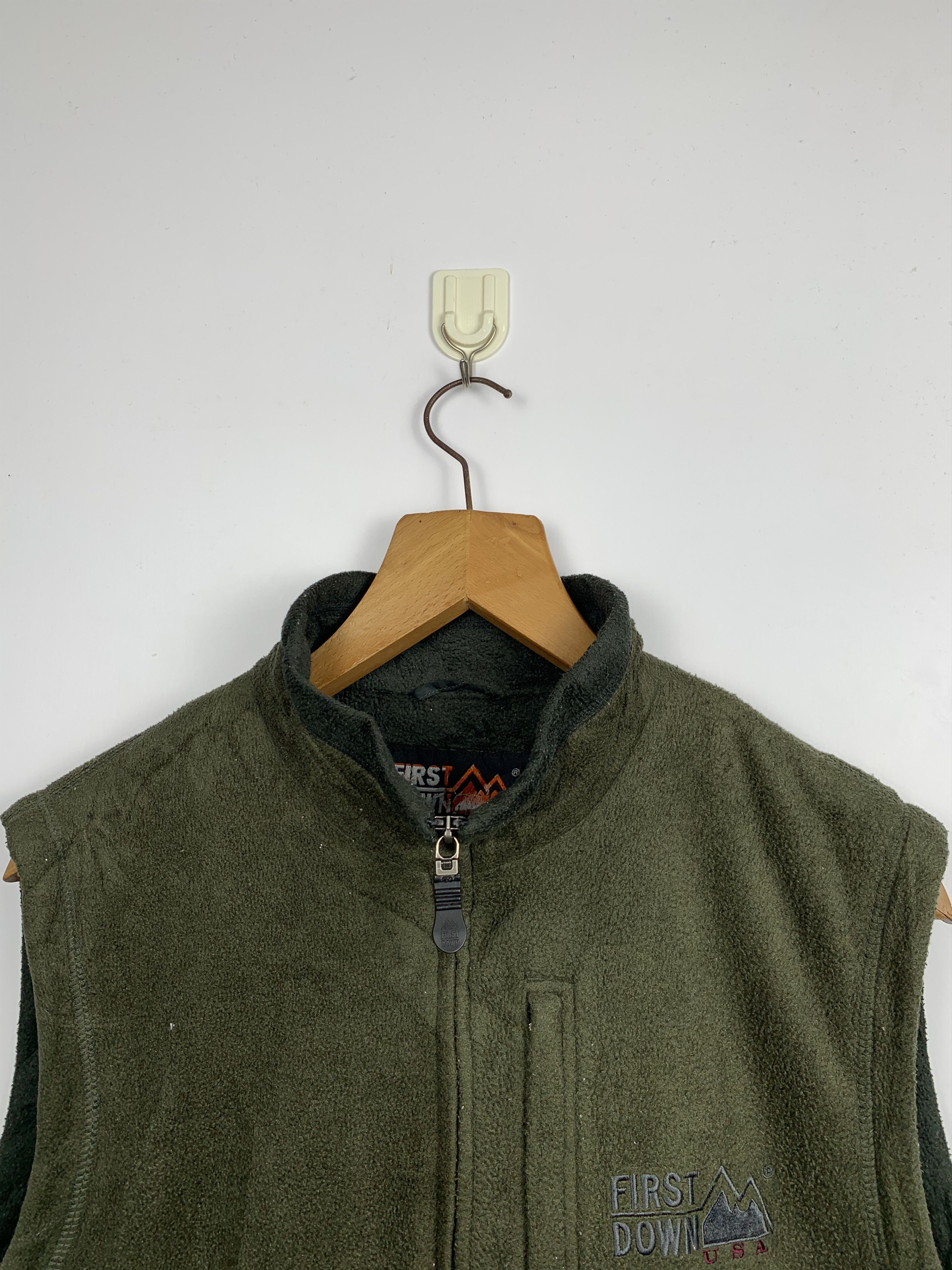 Vintage Vintage First Down Fleece Jacket J1190 Size US M / EU 48-50 / 2 - 3 Thumbnail