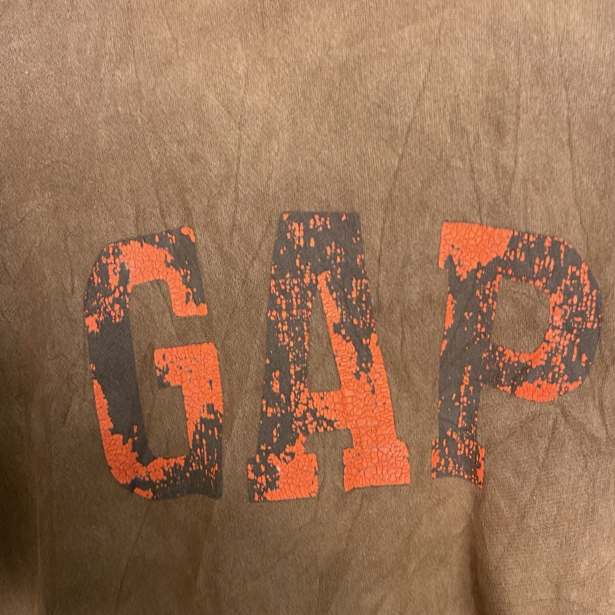 Japanese Brand Trashed Distressed Punk Design Hoodie Gap Big Logo Size US XL / EU 56 / 4 - 16 Thumbnail