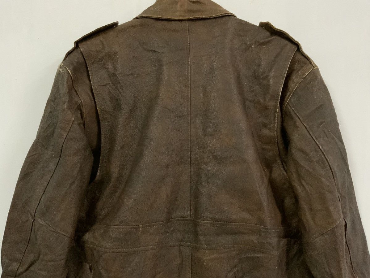 Genuine Leather Vintage Brunati Genuine Leather Fade Jacket Size US L / EU 52-54 / 3 - 14 Thumbnail