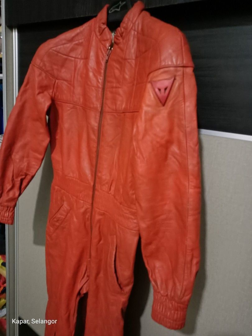 Dainese Rare 90s Dainese Leather Jumpsuit cafe racer boiler suit Size US S / EU 44-46 / 1 - 3 Thumbnail