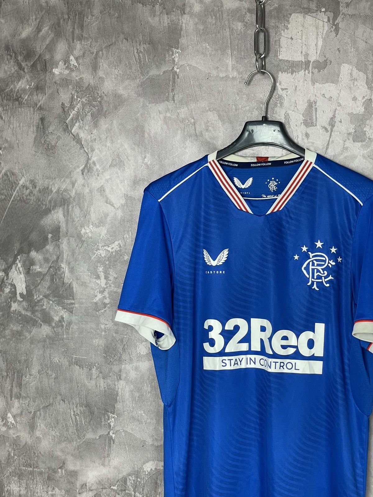 Vintage Rangers Glasgow Castore Blue Rare Soccer Jersey Size US S / EU 44-46 / 1 - 3 Thumbnail