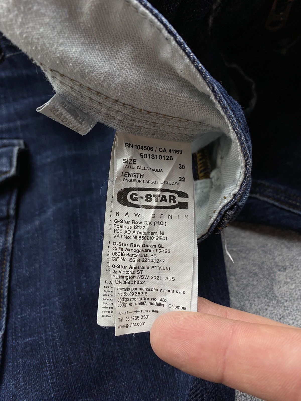 G-Star G-Star Denim Pants jeans Size US 30 / EU 46 - 13 Thumbnail