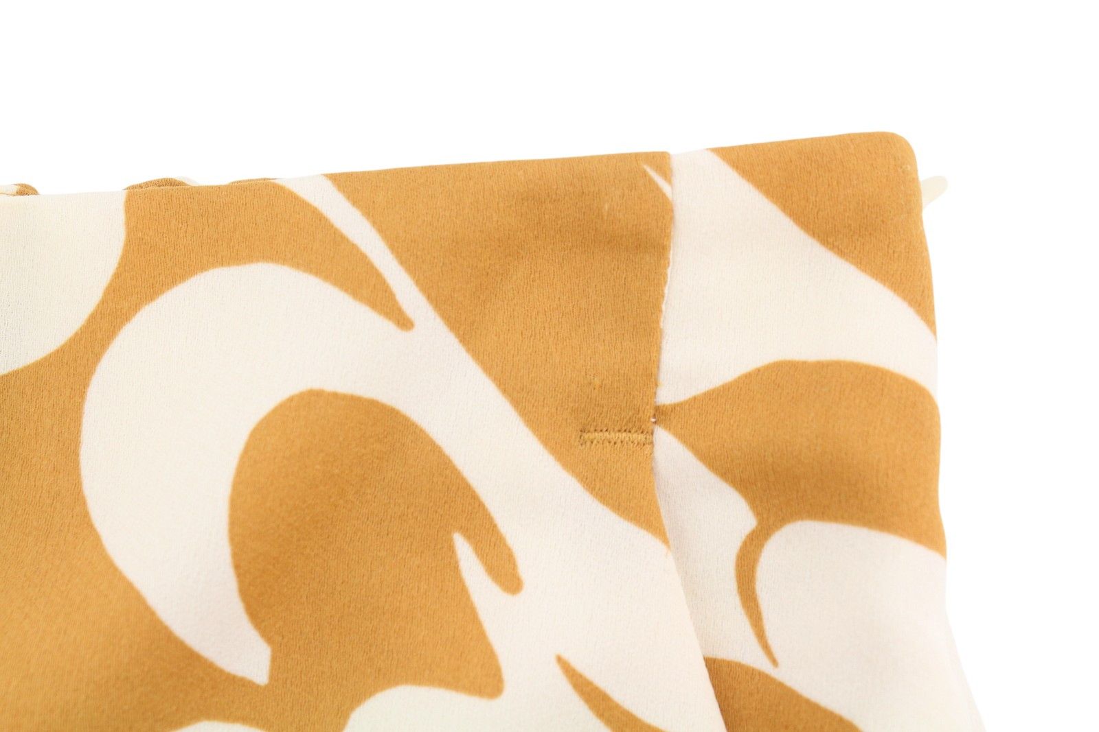 Max Mara EU36 Mustard Printed Zip Fly Tapered Trousers 88899 Size 26" / US 2 / IT 38 - 12 Thumbnail