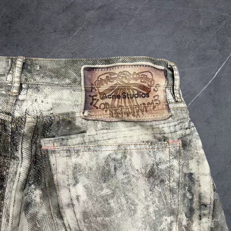 Acne Studios acne studios Print illusion splash-ink to make old jeans 25 Size US 34 / EU 50 - 5 Thumbnail