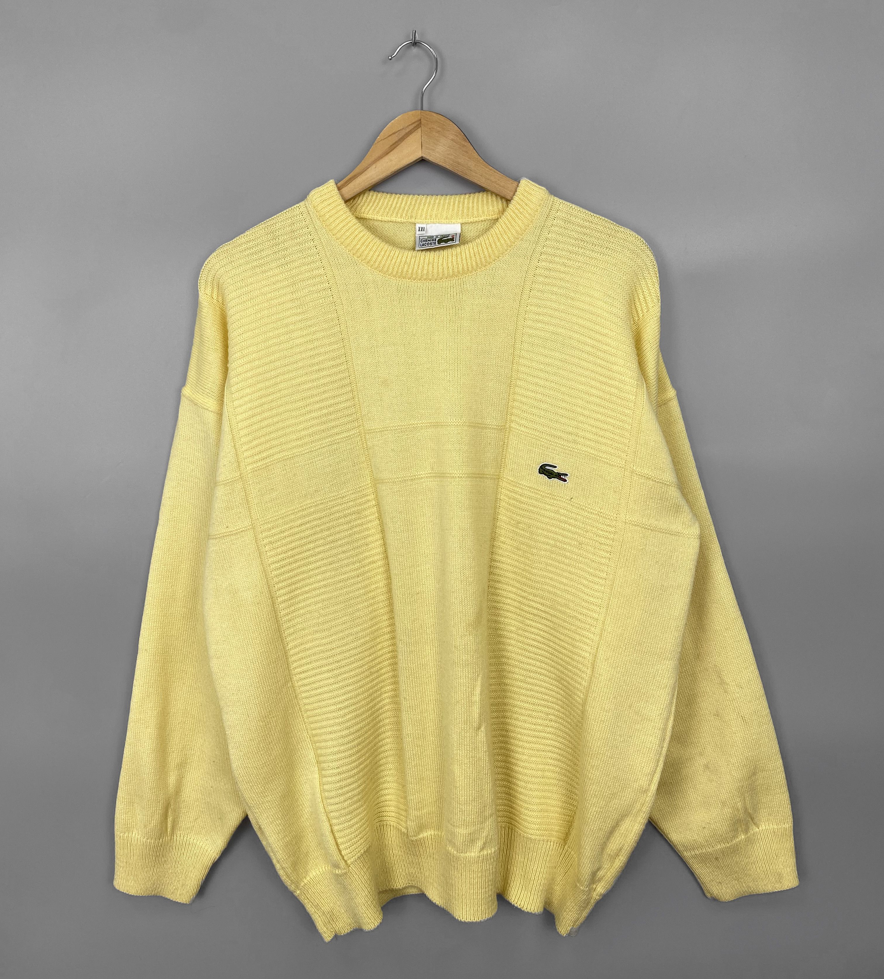 Lacoste Vintage LACOSTE Chemise Sweater Made in France Size US XXL / EU 58 / 5 - 1 Thumbnail