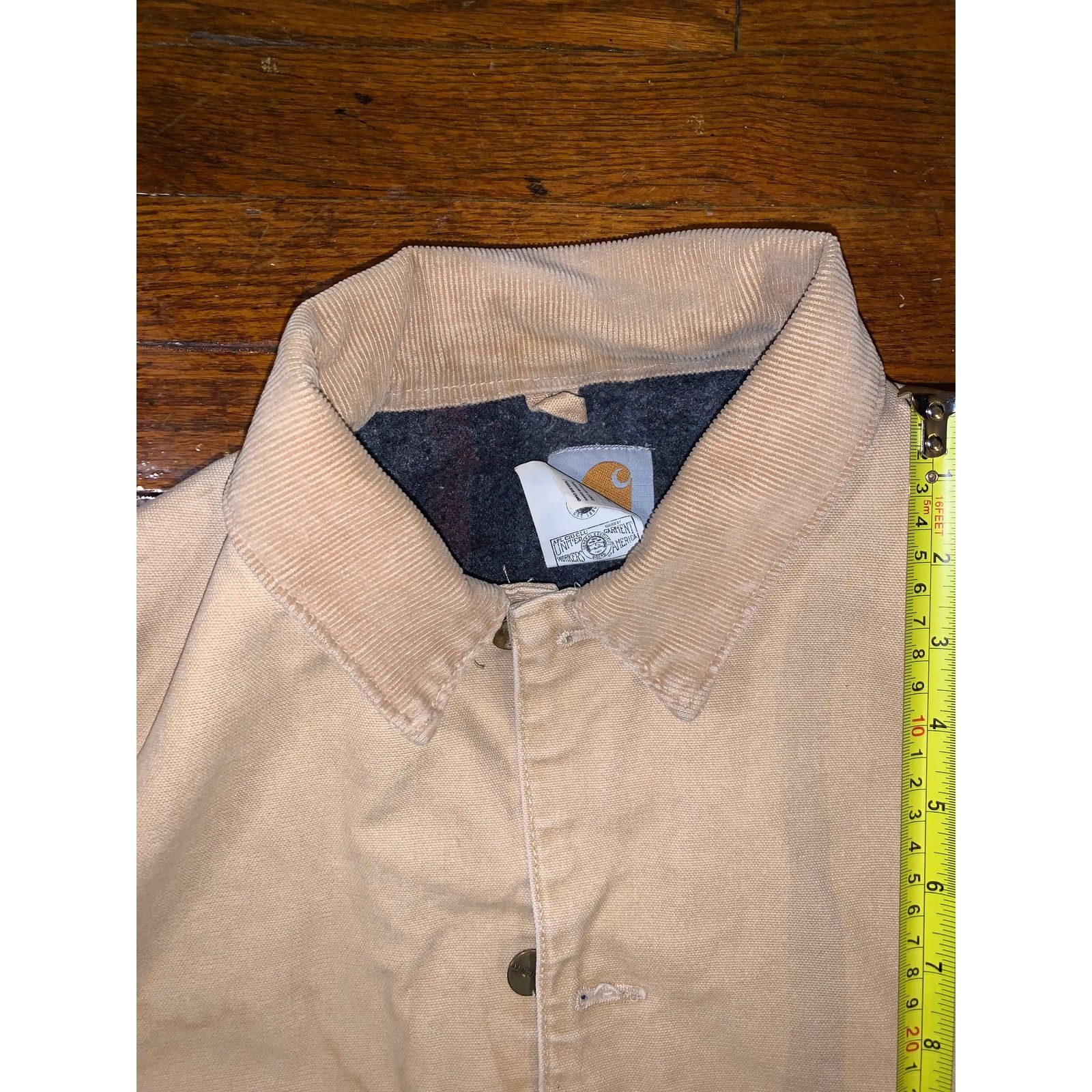 Carhartt × Vintage Carhartt C02WET Chore Coat Wheat Blanket Lined Jacket USA L Size US L / EU 52-54 / 3 - 3 Thumbnail